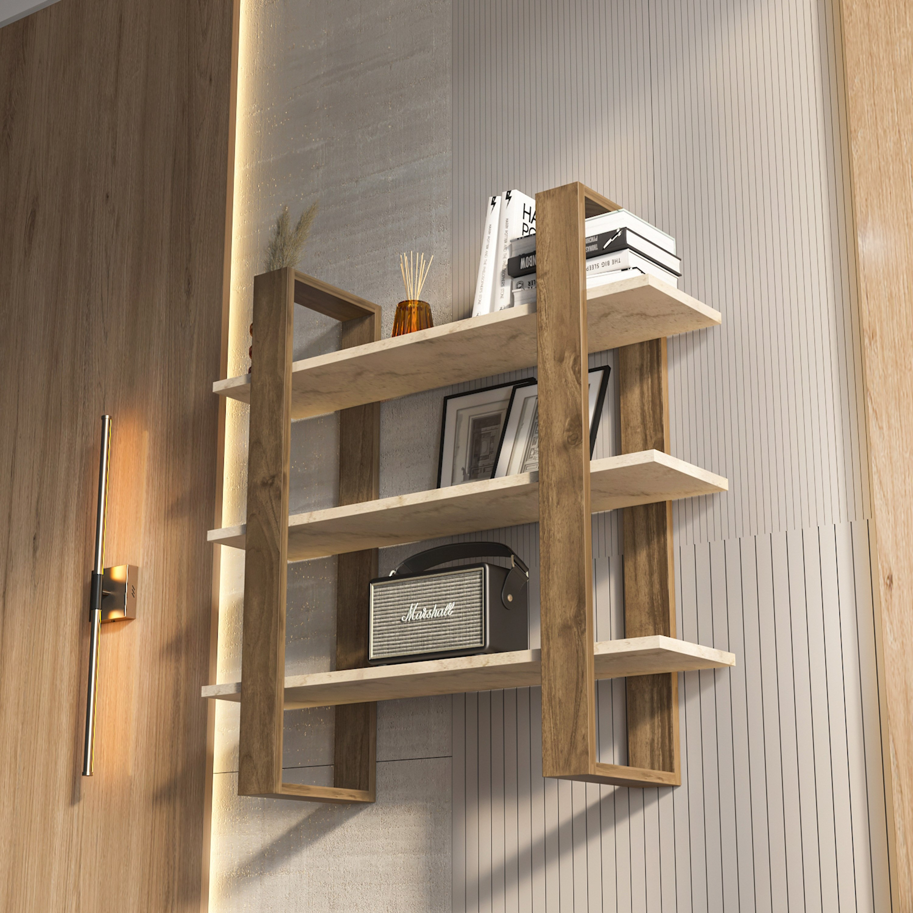 رف حائط 3 مستويات من مودوليكس أوبس-hbxfurniture-mediaunitsandstorage-wallshelves-image-2