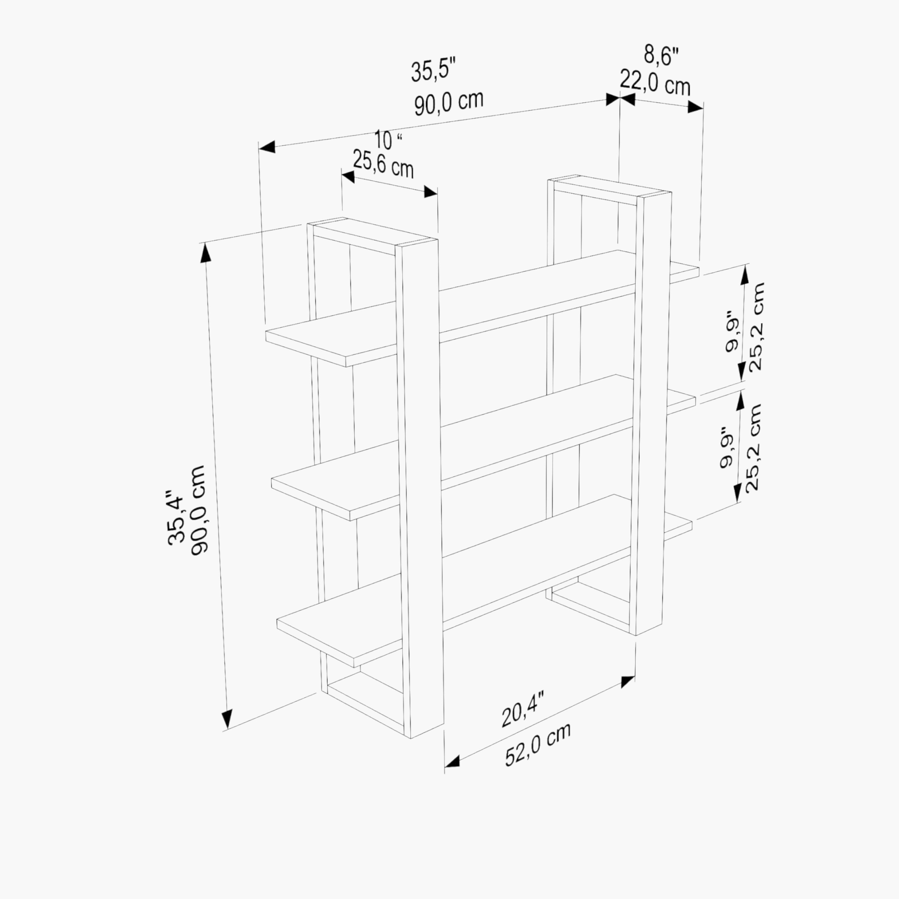 رف حائط 3 مستويات من مودوليكس أوبس-hbxfurniture-mediaunitsandstorage-wallshelves-image-6