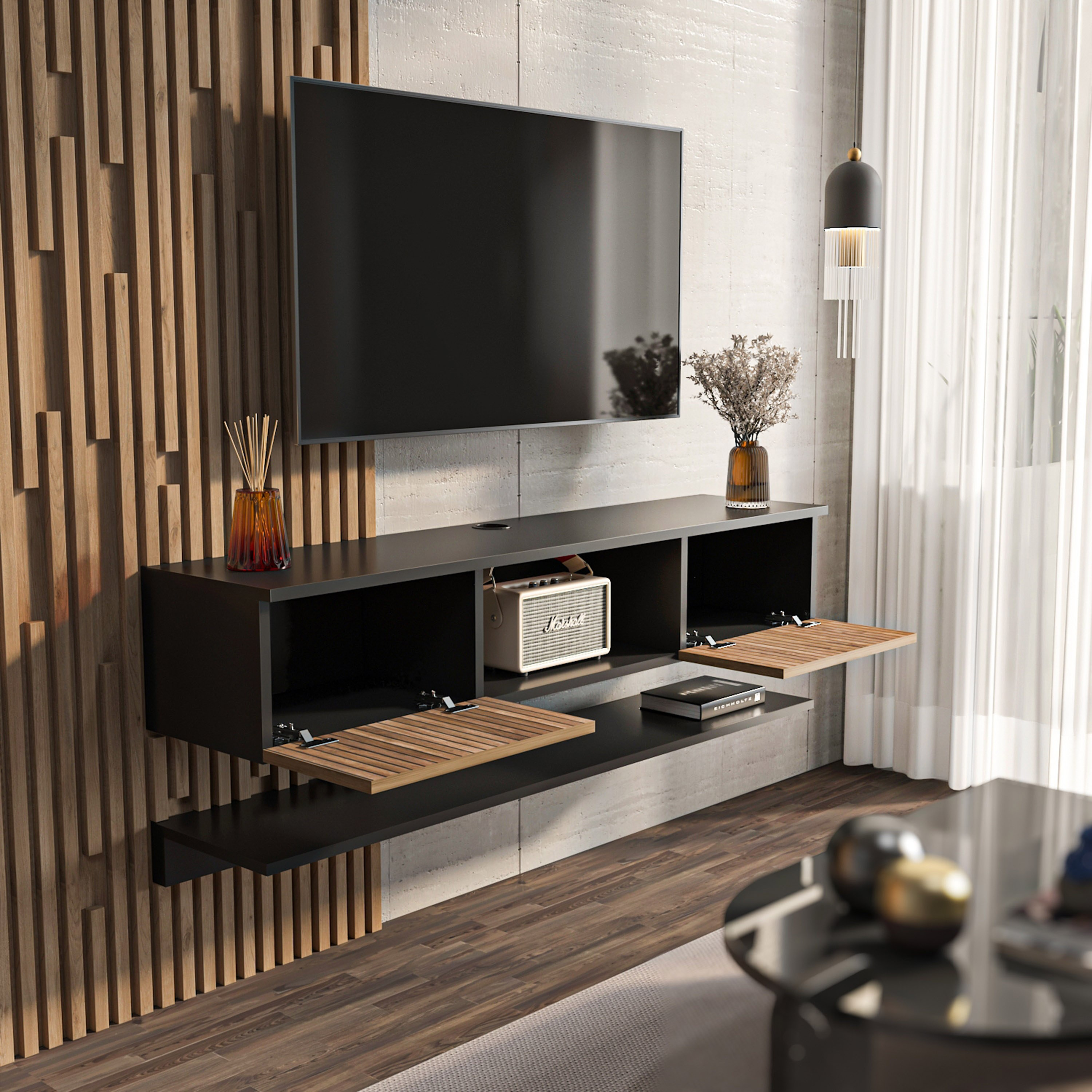 وحدة تلفزيون حتى 60 بوصة مع رف حائط من مودوليكس فادي-hbxlivingroom-mediaunitsandstorage-tvunits-image-4