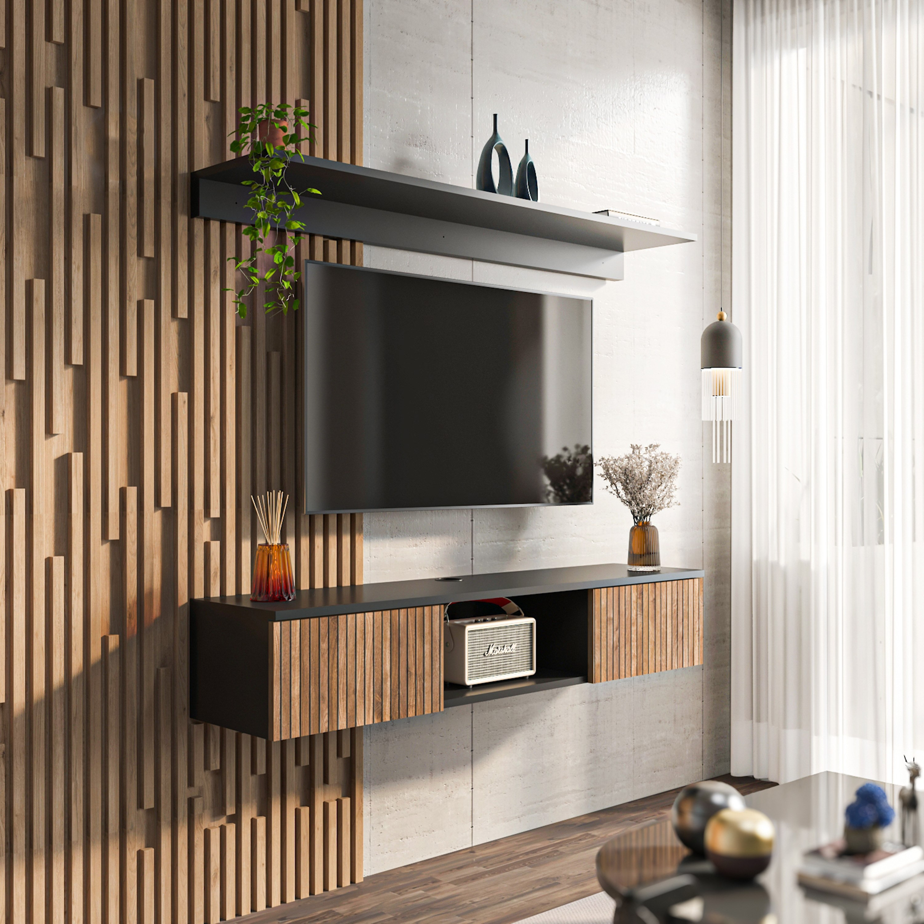 وحدة تلفزيون حتى 60 بوصة مع رف حائط من مودوليكس فادي-hbxlivingroom-mediaunitsandstorage-tvunits-image-5