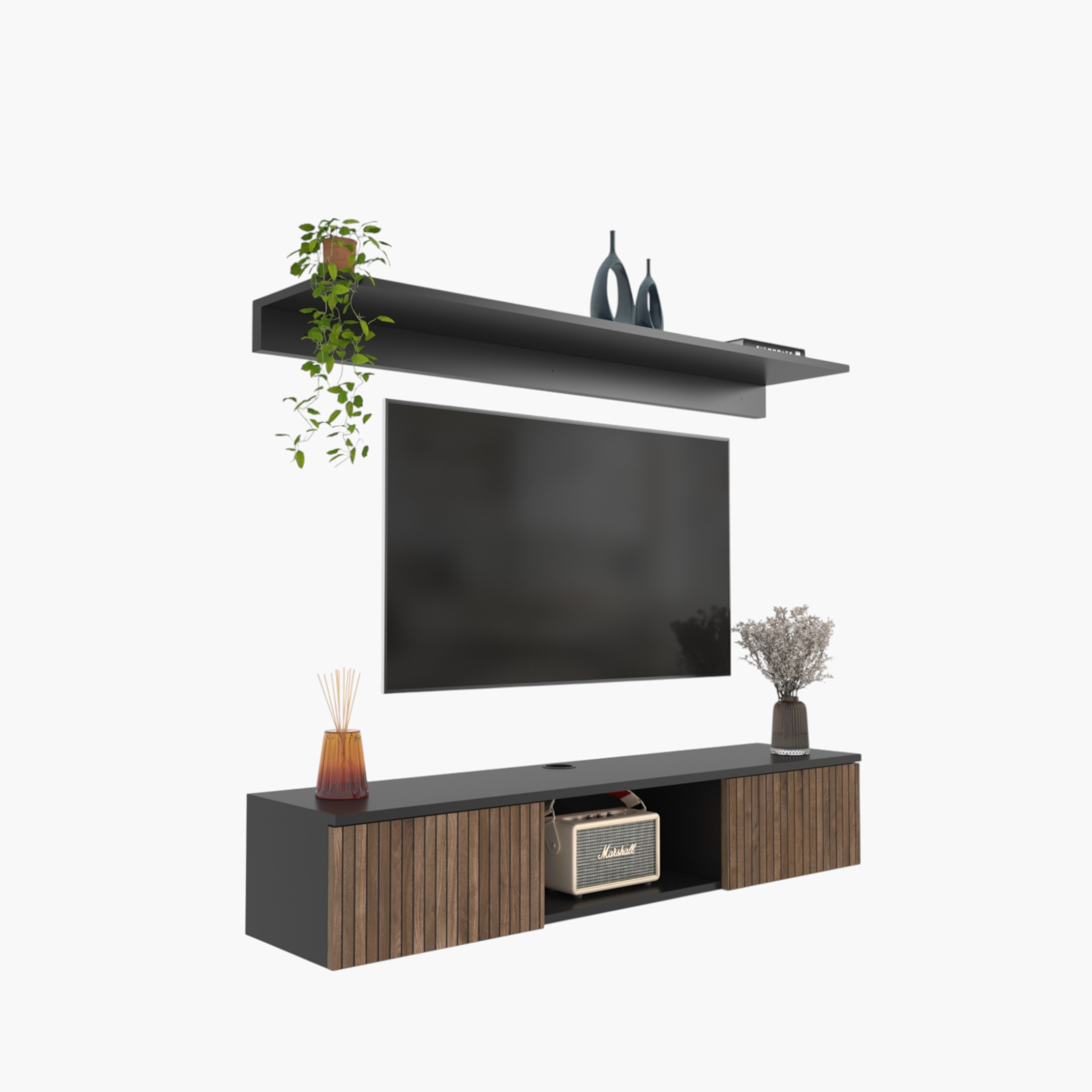 وحدة تلفزيون حتى 60 بوصة مع رف حائط من مودوليكس فادي-hbxlivingroom-mediaunitsandstorage-tvunits-image-7