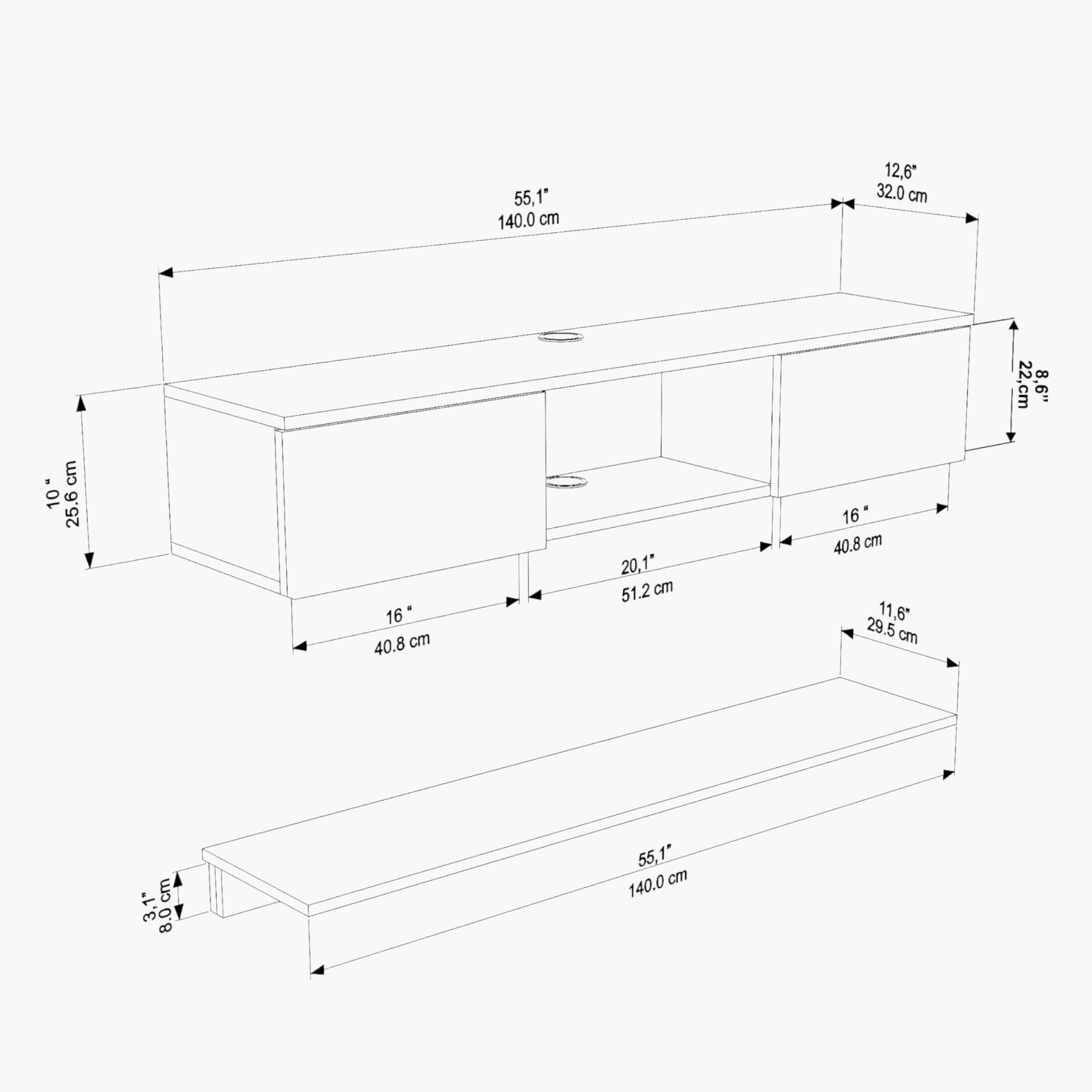 وحدة تلفزيون حتى 60 بوصة مع رف حائط من مودوليكس فادي-hbxlivingroom-mediaunitsandstorage-tvunits-image-8