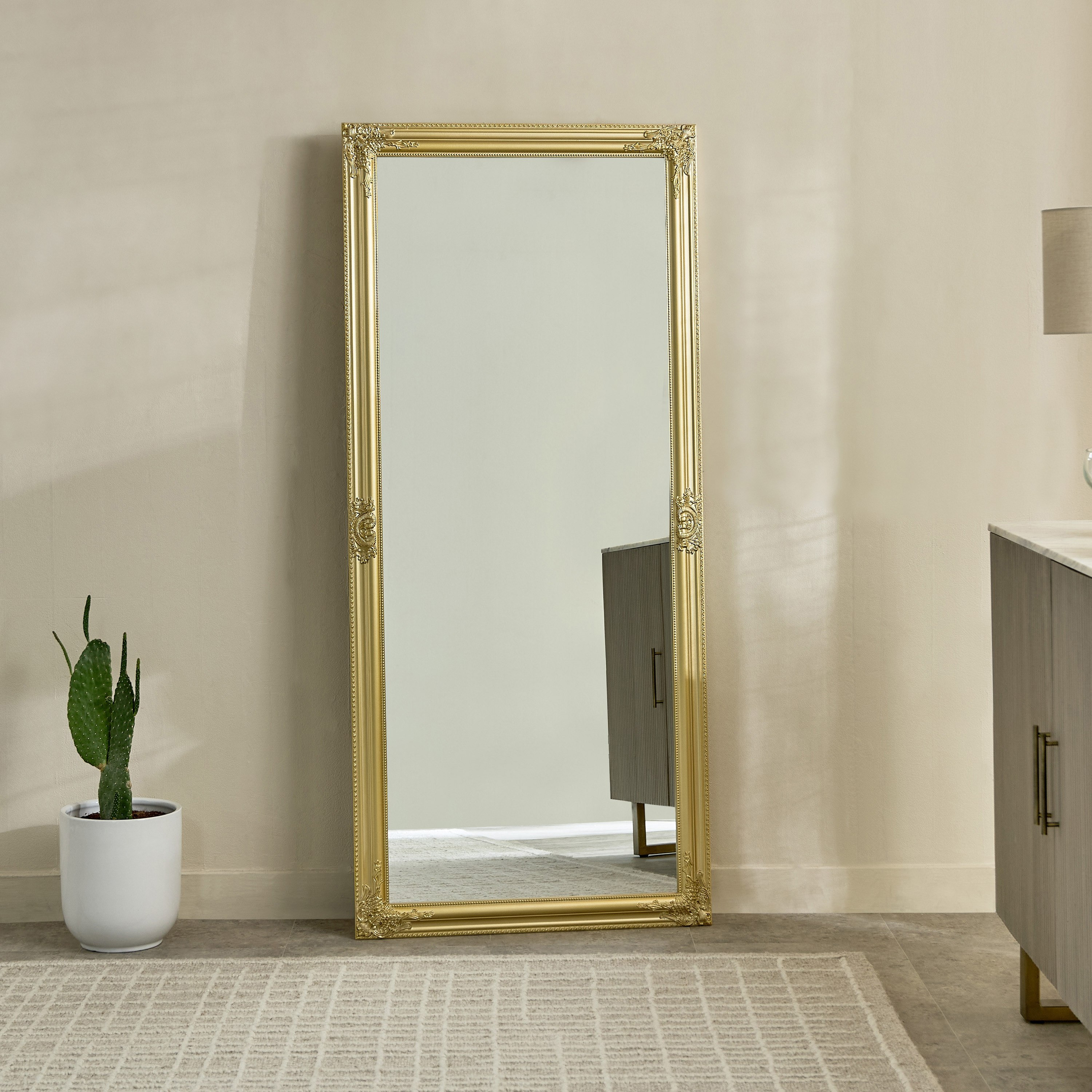 مرآة أرضية بإطار خشب داميانو من ريدا - 72x162 سم-hbxhomeware-hbxdecorandfurnishings-image-2