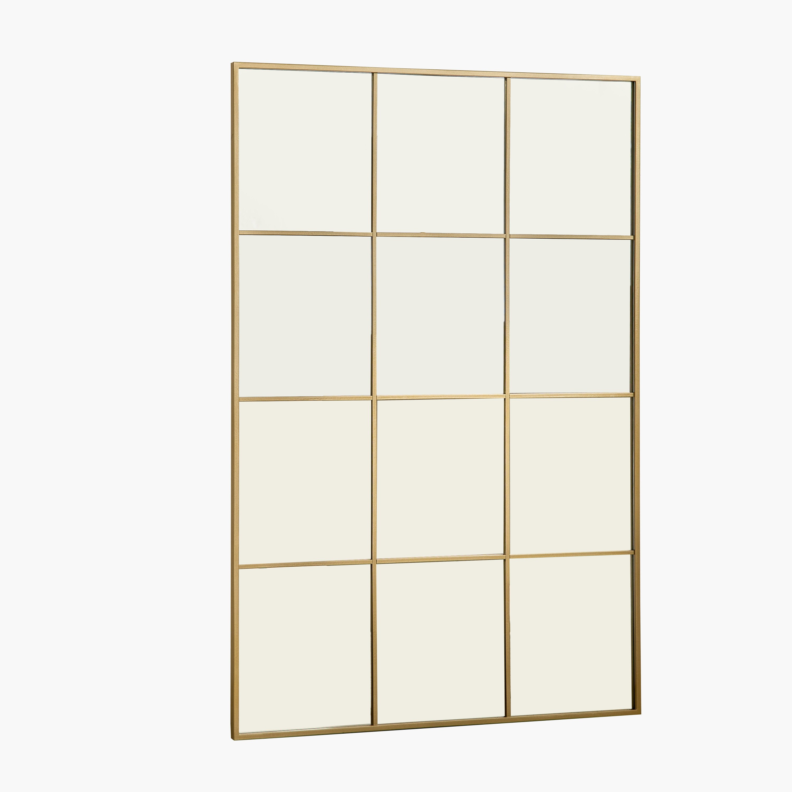مرآة مقاس كامل معدن بتصميم نافذة داميانو من ريدا - 80x120-hbxhomeware-hbxdecorandfurnishings-image-5