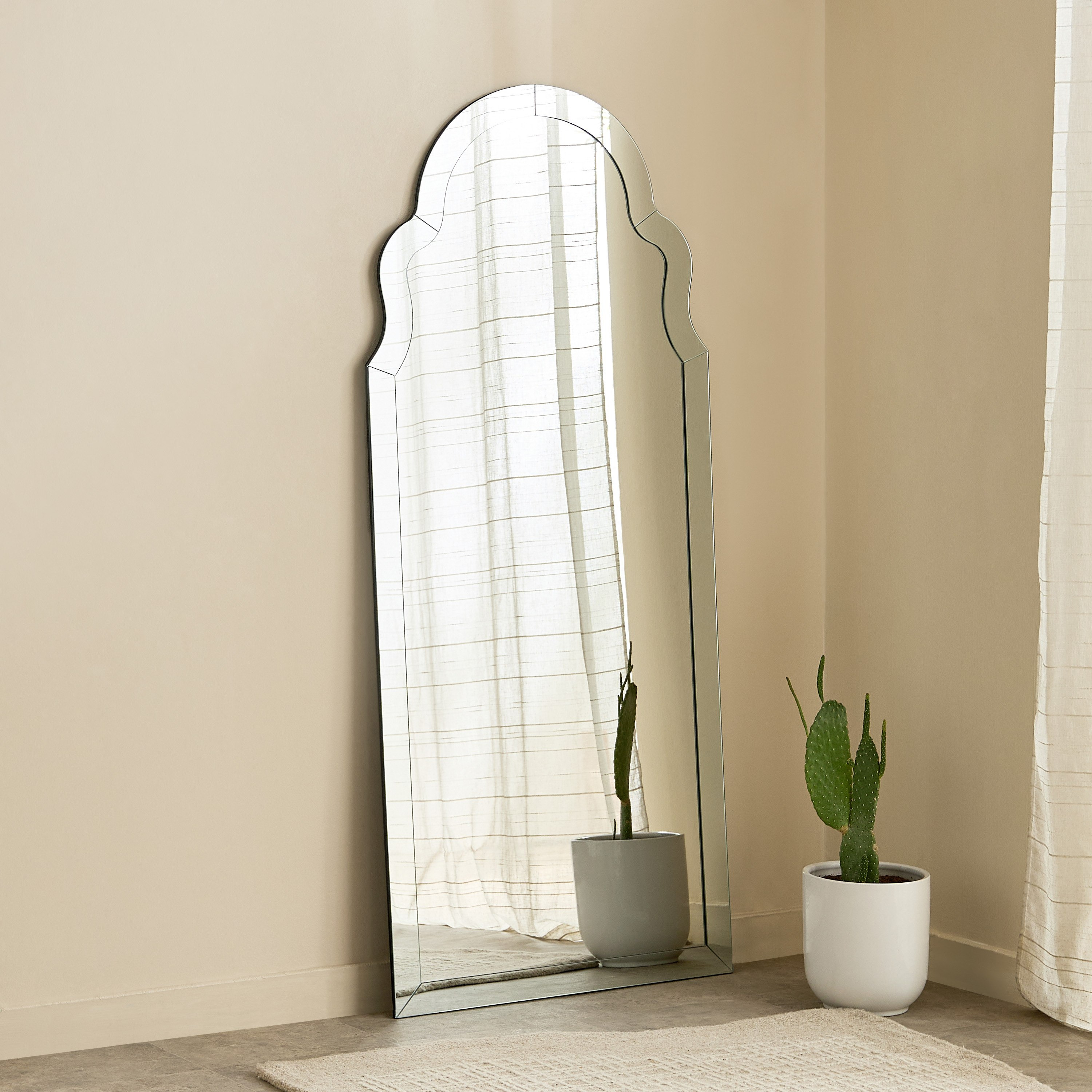 Reda Damiano MDF Oversized Arch Floor Mirror - 80x180 cm-PROMO_HB_AE_B1G1_250925-image-1