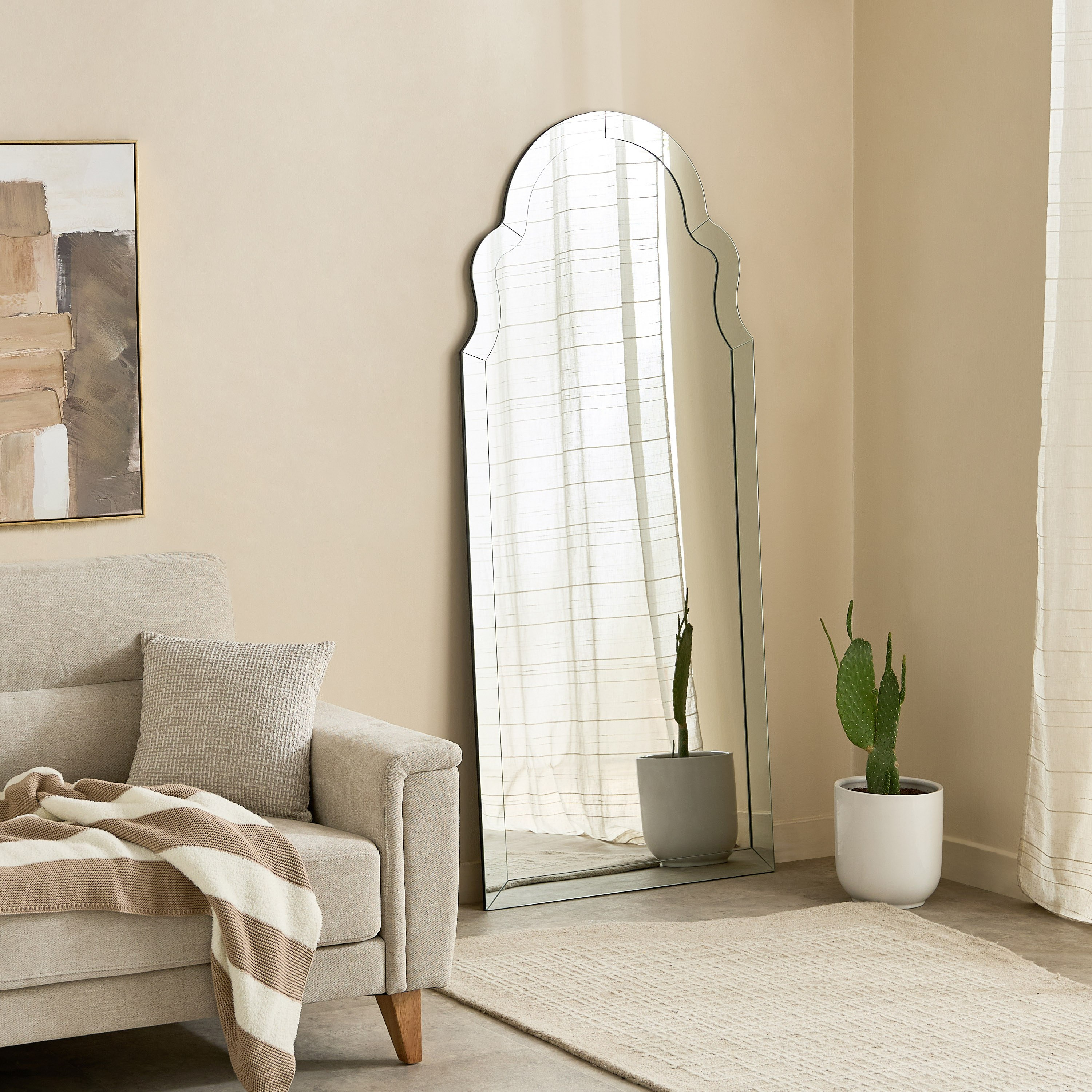 Reda Damiano MDF Oversized Arch Floor Mirror - 80x180 cm-PROMO_HB_AE_B1G1_250925-image-4