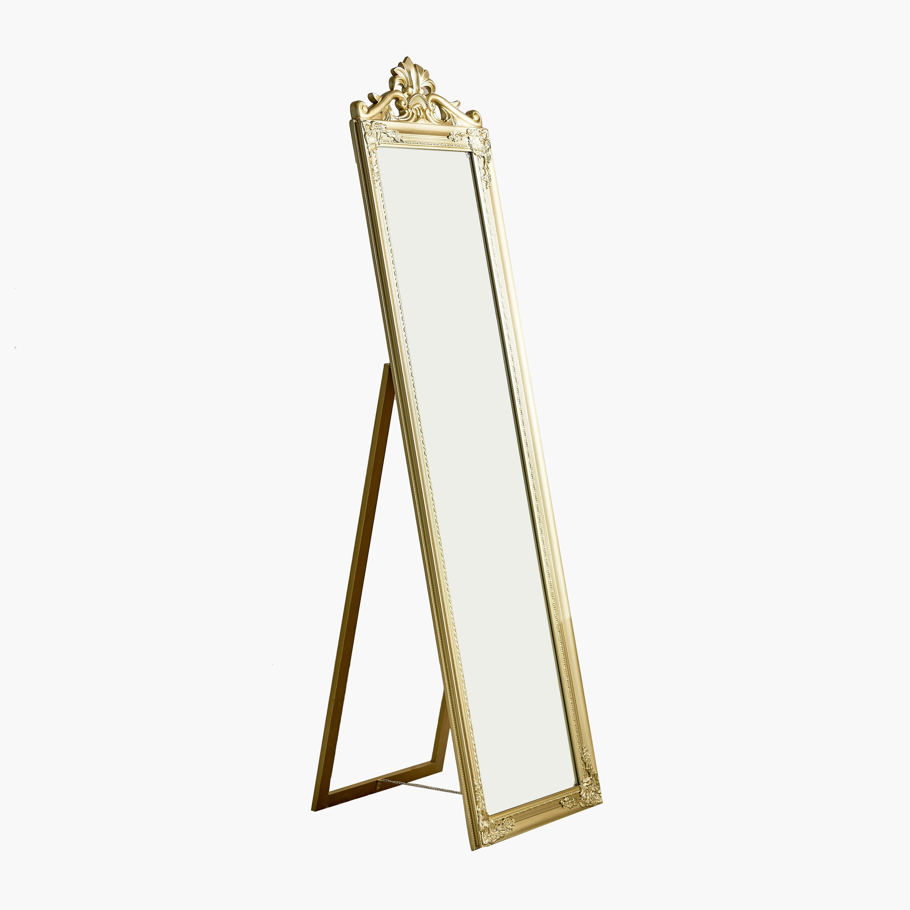 Reda Damiano Wooden Frame Floor Mirror with Resin Head and Stand - 45x170 cm-PROMO_HB_AE_B1G1_250925-image-6