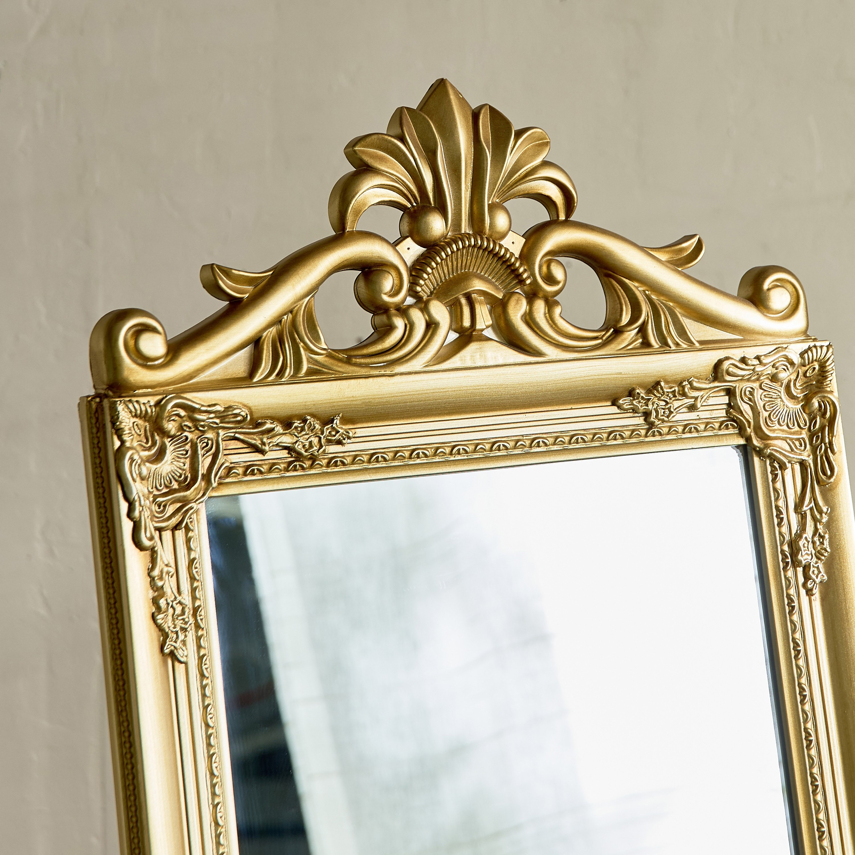 Reda Damiano Wooden Frame Floor Mirror with Resin Head and Stand - 45x170 cm-PROMO_HB_AE_B1G1_250925-image-3