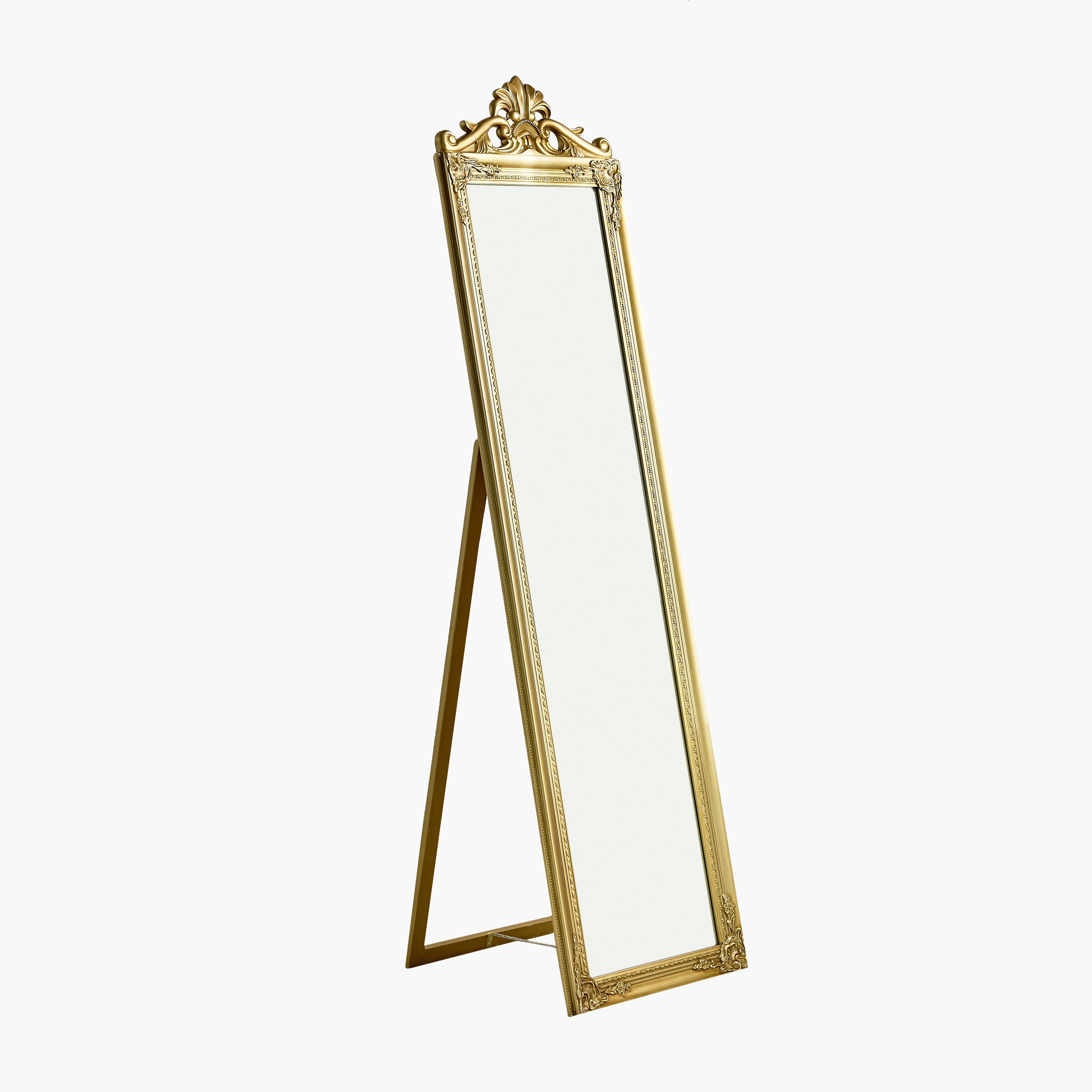 Reda Damiano Wooden Frame Floor Mirror with Resin Head and Stand - 45x170 cm-PROMO_HB_AE_B1G1_250925-image-6