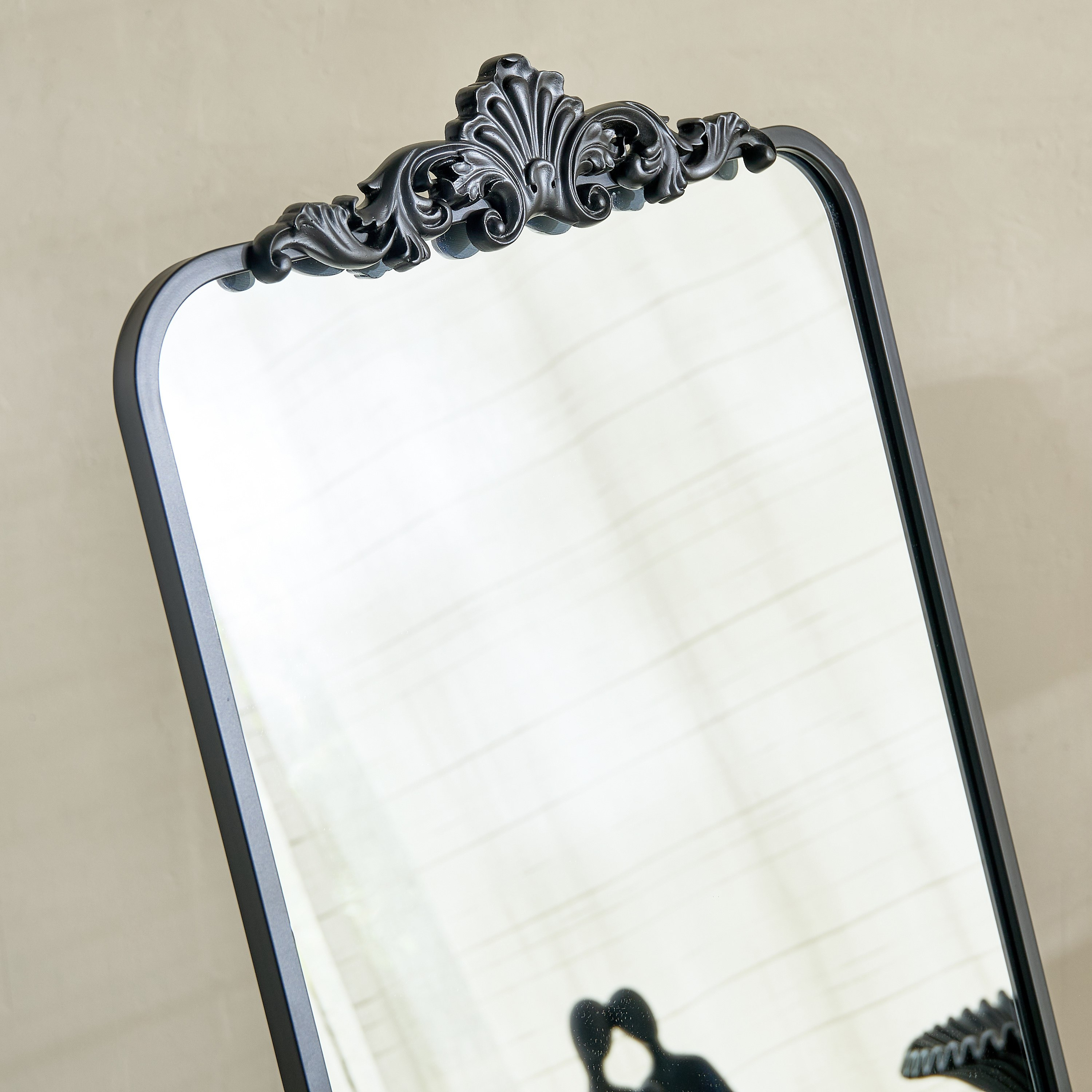 Reda Damiano Metal Frame Floor Mirror with Resin Head and Stand - 49x166 cm-hbxhomeware-hbxdecorandfurnishings-image-4