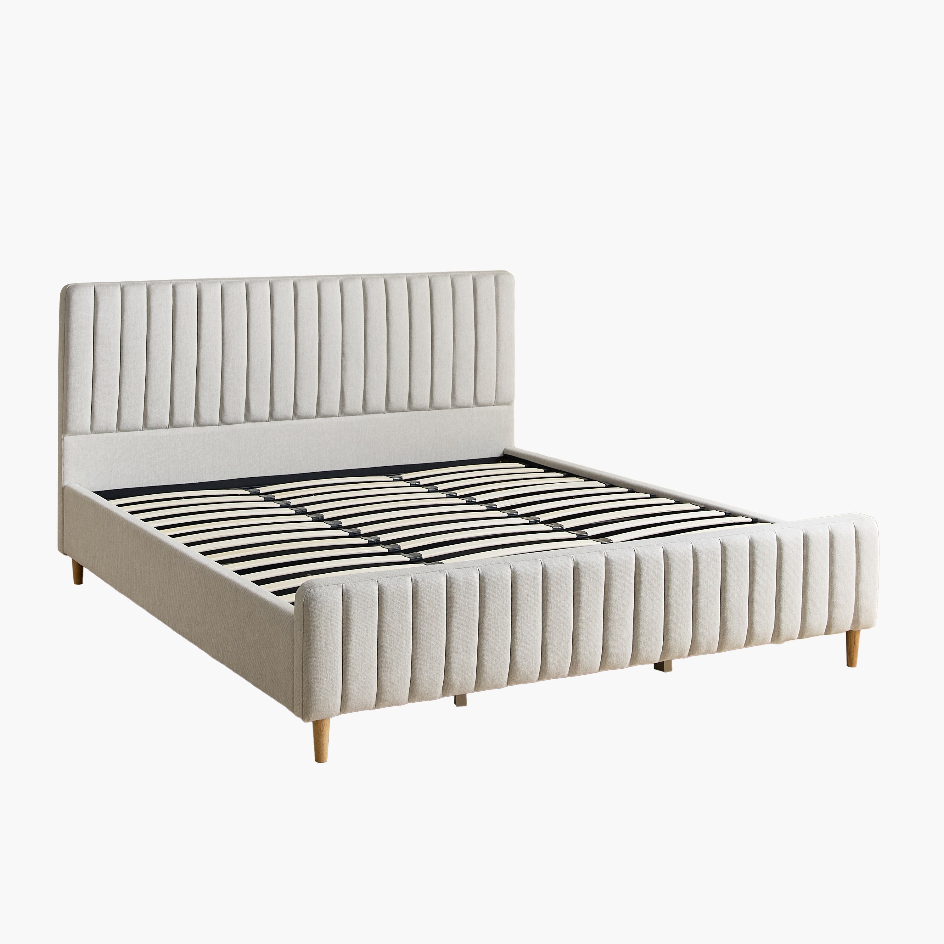 Artisan Linea Upholstered Hydraulic Storage Bed - 180x200 cm-hbxfurniture-bedsandbedsets-beds-king-image-10