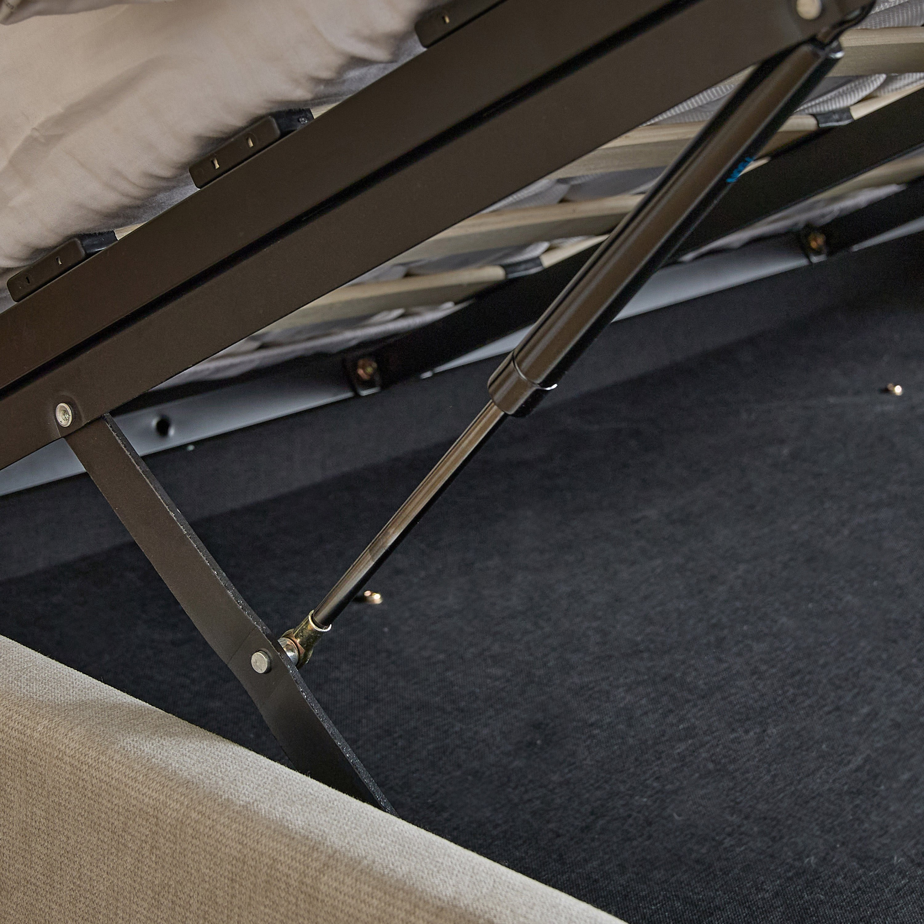 Artisan Linea Upholstered Hydraulic Storage Bed - 180x200 cm-hbxfurniture-bedsandbedsets-beds-king-image-7