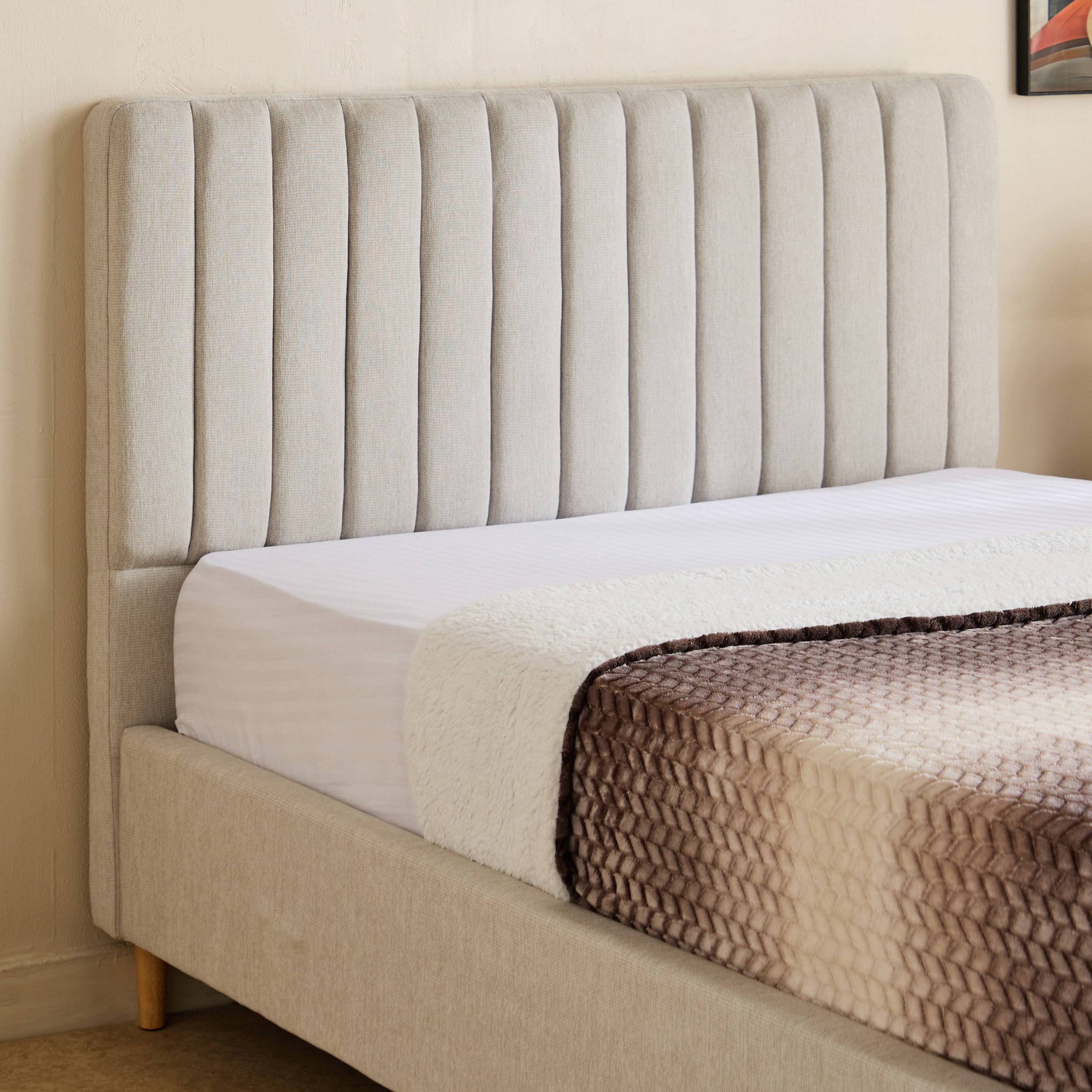 Artisan Linea Upholstered Hydraulic Storage Single Bed - 90x200 cm-hbxkidsandyouth-bedsandbedsets-beds-single-image-3