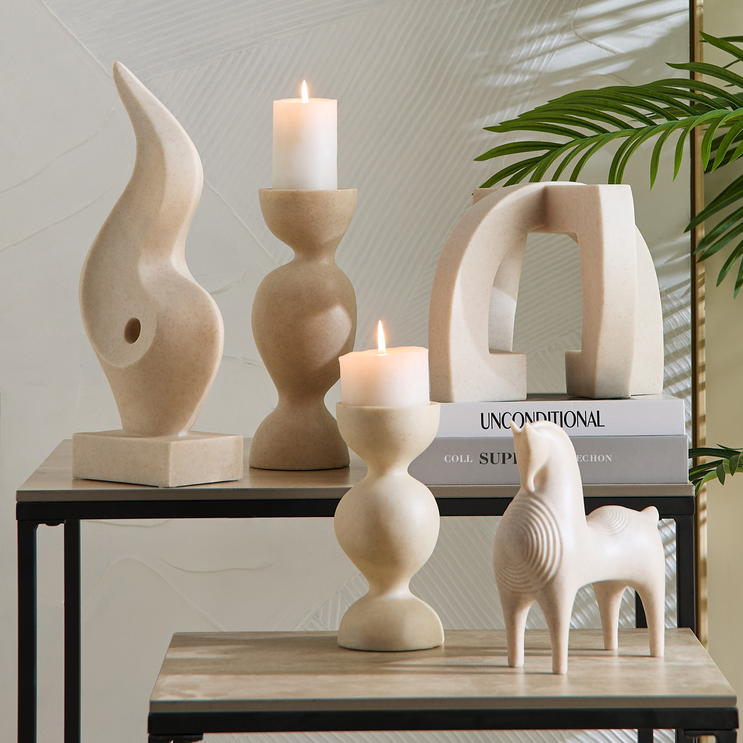 Whyton Luxe Polyresin Table Accent - 19x11x38 cm-hbxhomeware-homedecor-figurinesandornaments-image-4