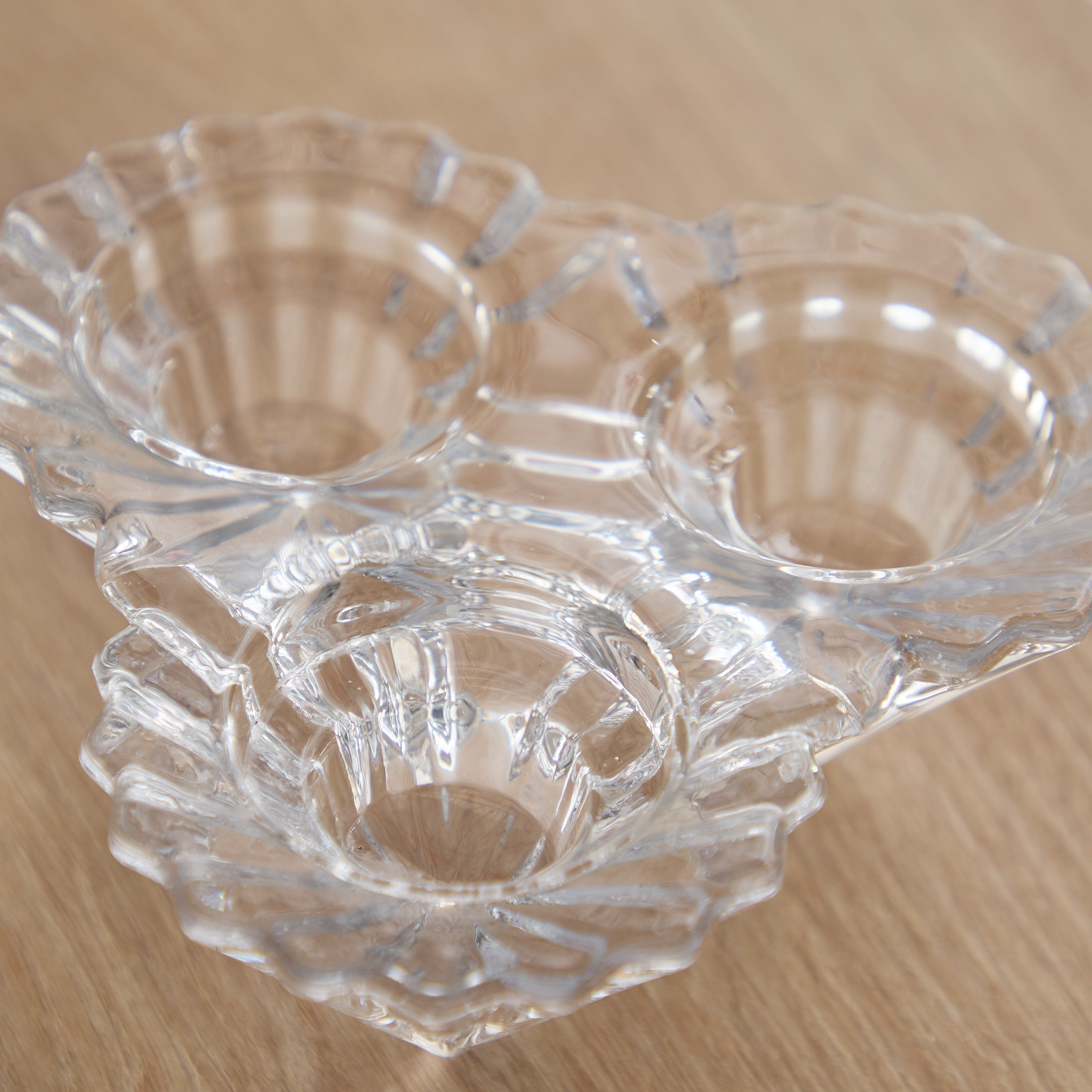 حامل شموع زجاج كريستال ثقيل من تمارا - 13x5 سم-hbxlivingroom-decorandaccessories-candleholders-image-4