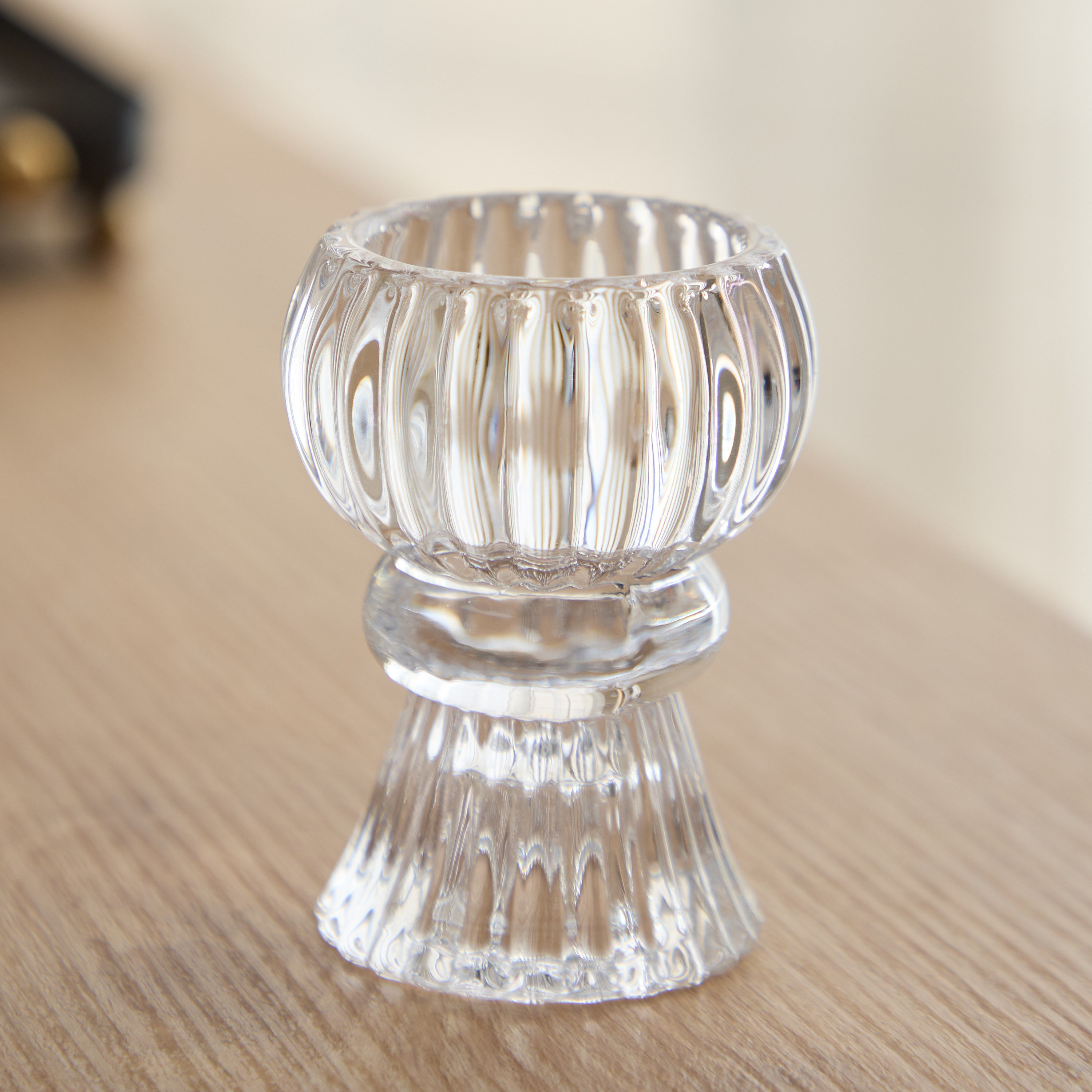 حامل شموع كريستالي فاخر-hbxlivingroom-decorandaccessories-candleholders-image-2