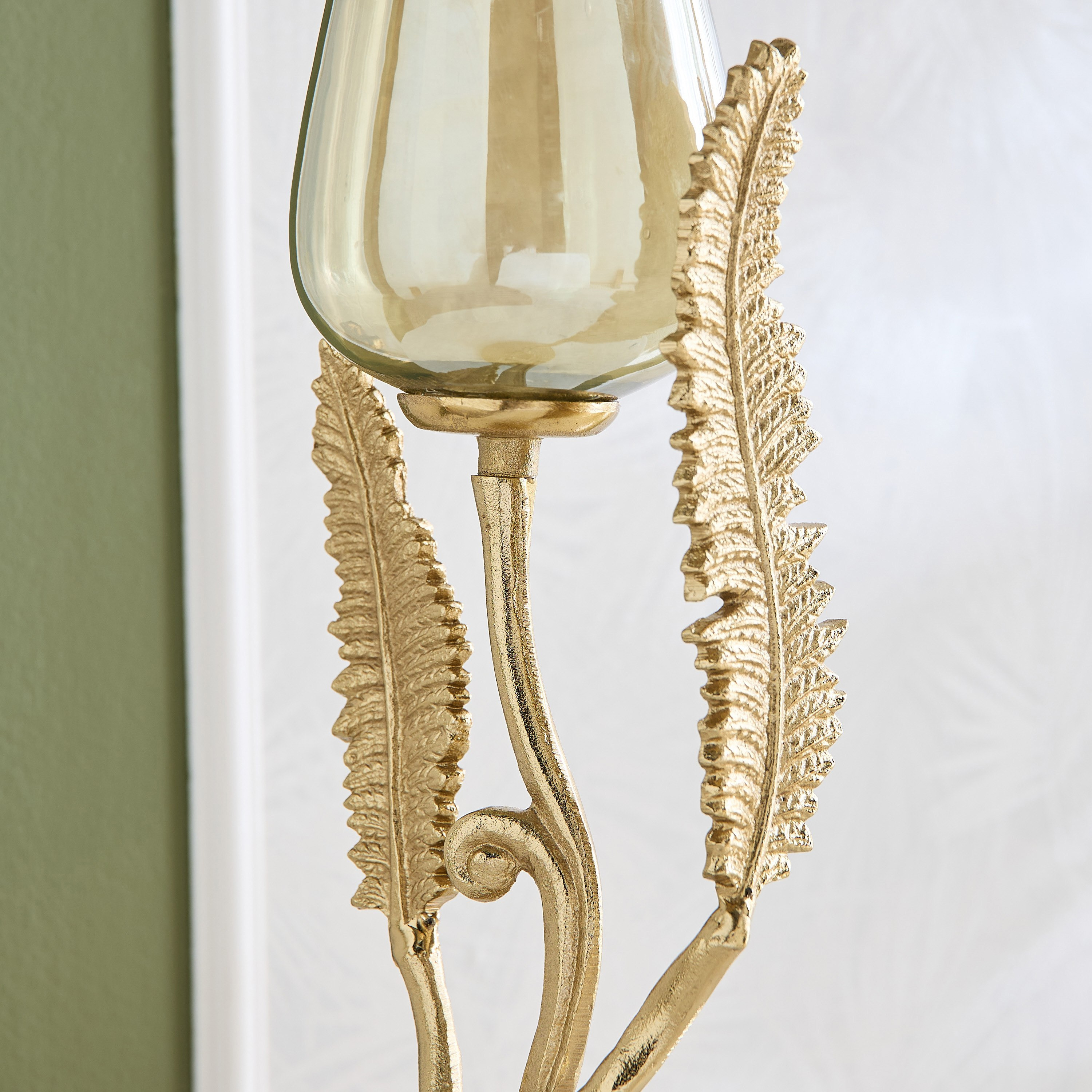 حامل شموع خيوط سرخس ألمونيوم من إيتيرنيتي بلوم - 12×12×37.5 سم-hbxlivingroom-decorandaccessories-candleholders-image-3
