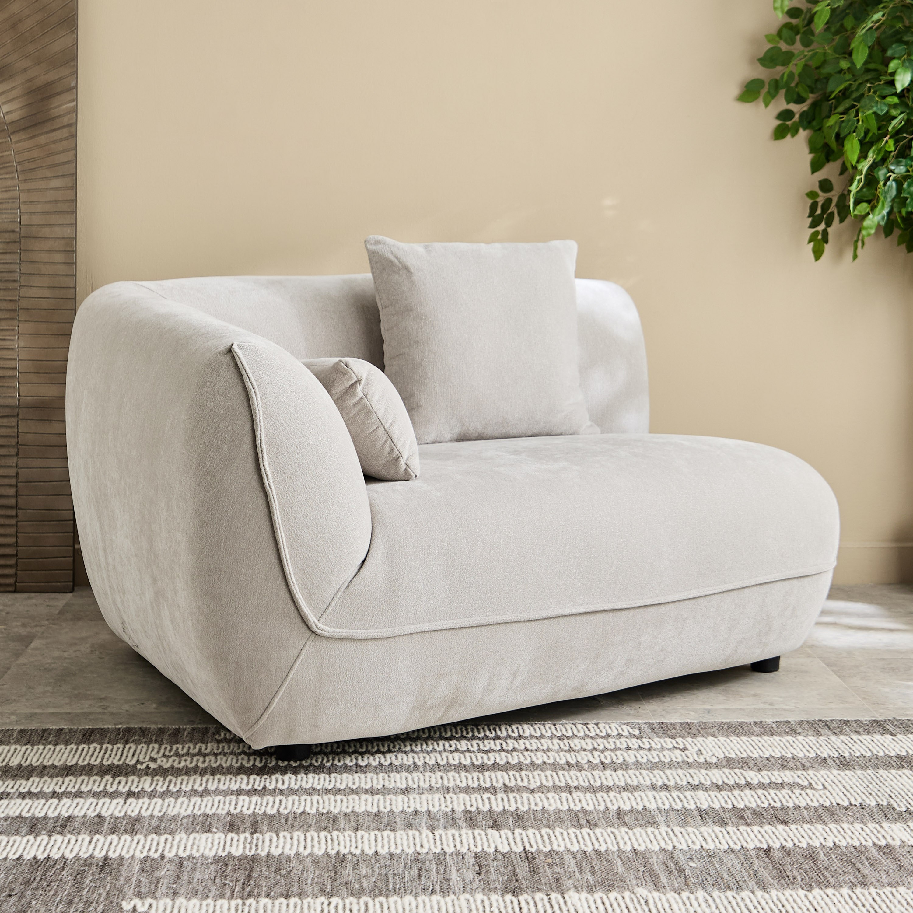 Grafton 7-Seater Fabric Left Corner Sofa with 8 Cushions and Wooden Tray Console-hbxlivingroom-sofasandarmchairs-cornersofas-image-2