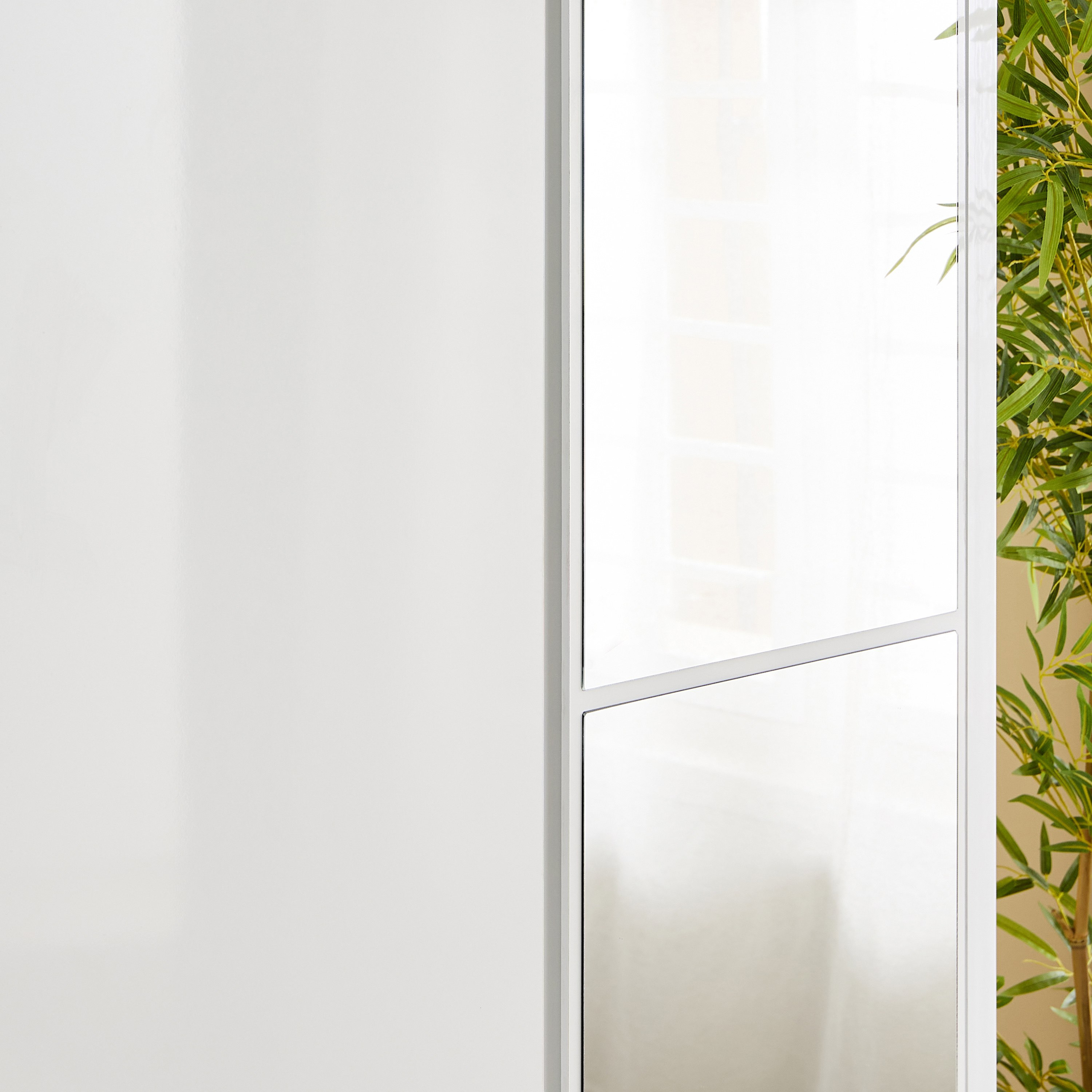 Artisan 2-Door Glossy Wardrobe with Drawer & Mirror-hbxfurniture-wardrobes-image-7