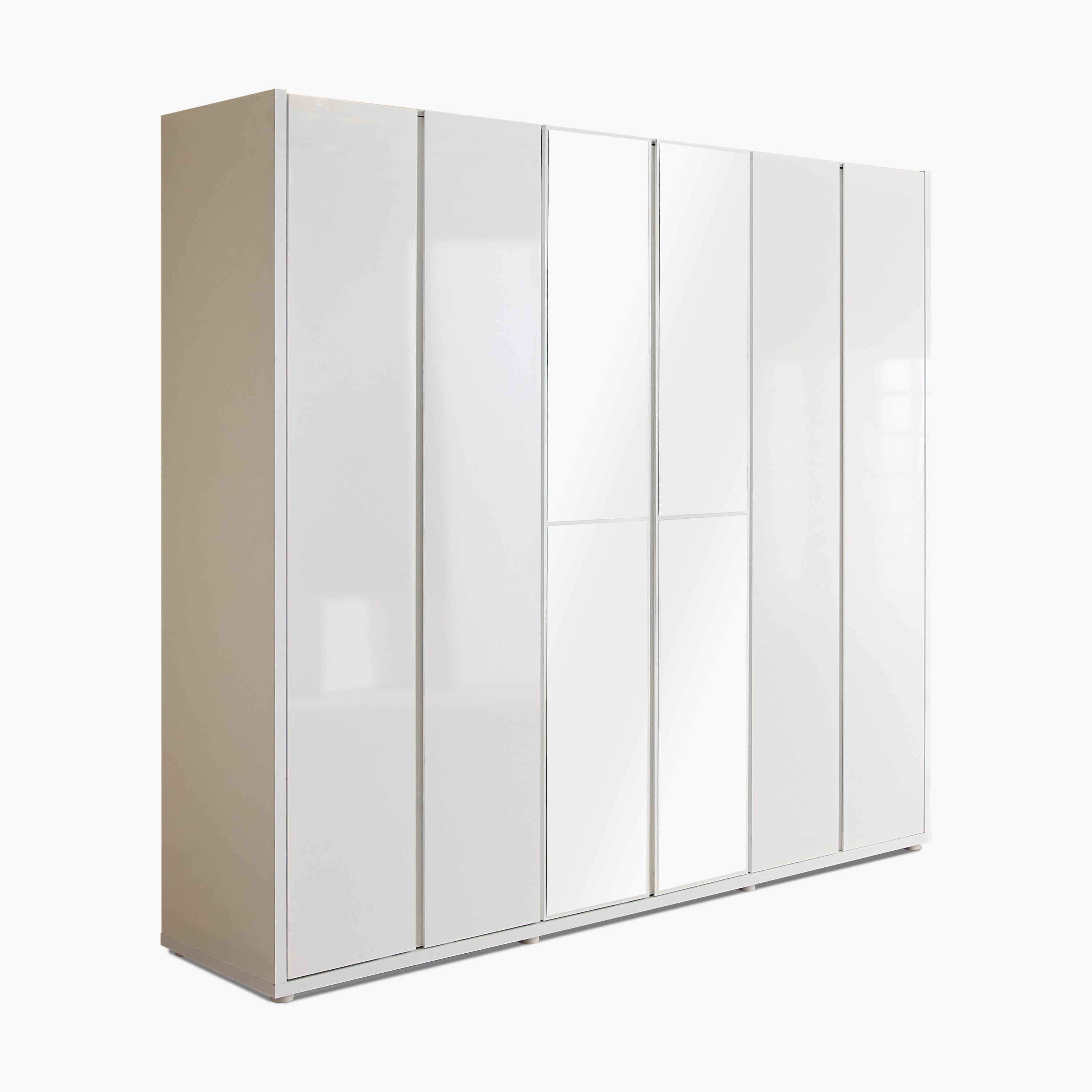 خزانة ملابس لامعة بـ6 أبواب ومرآتين من أرتيسان-hbxfurniture-wardrobes-image-9