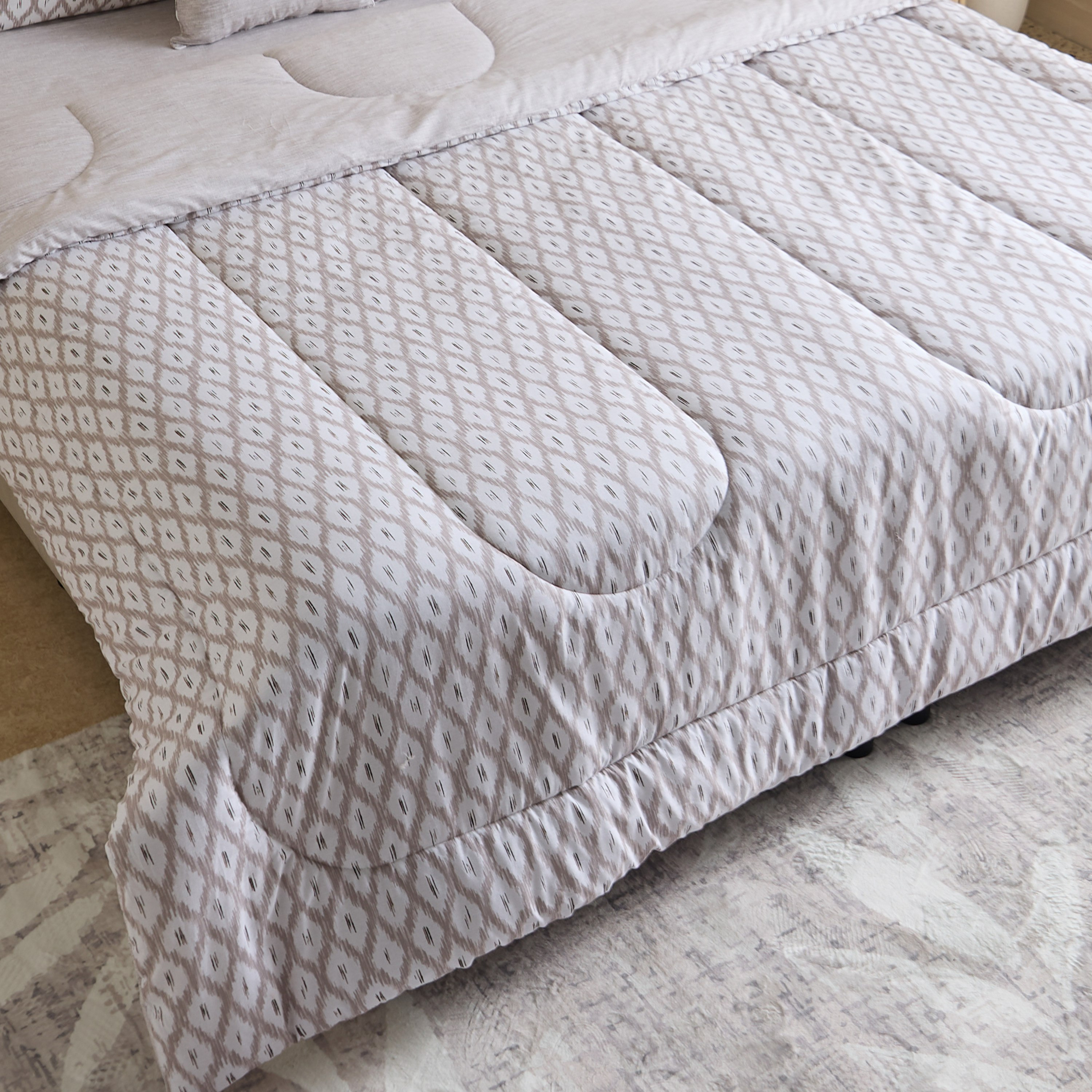 Aurora Zapta 5-Piece Printed Cotton King Comforter Set - 220x240 cm-hbxhomeware-hbxbedroom-image-3