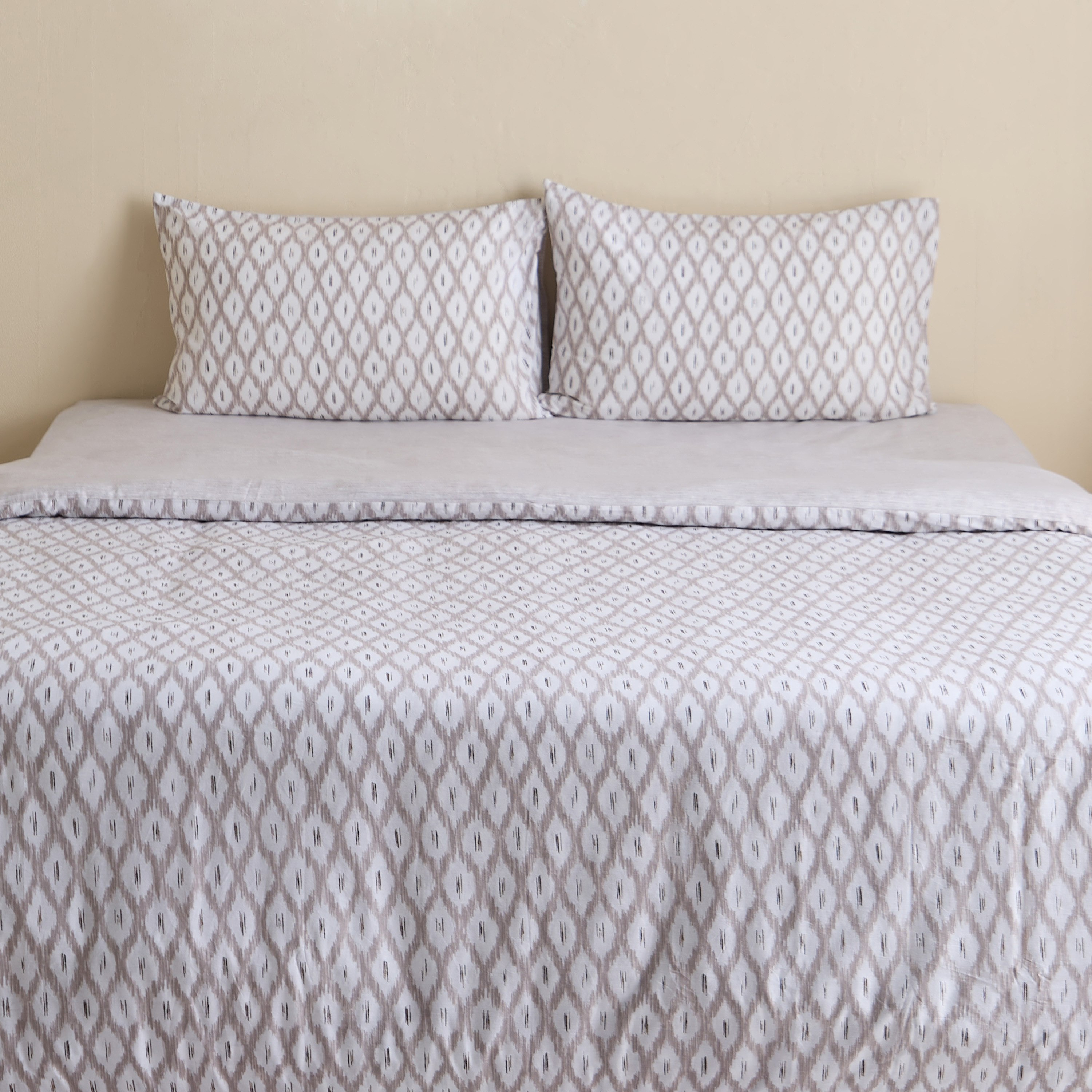 طقم غطاء لحاف مبطن كينج قطن بطبعات 3 قطع زابتا من أورورا - 220x220 سم-hbxhomeware-hbxbedroom-image-2