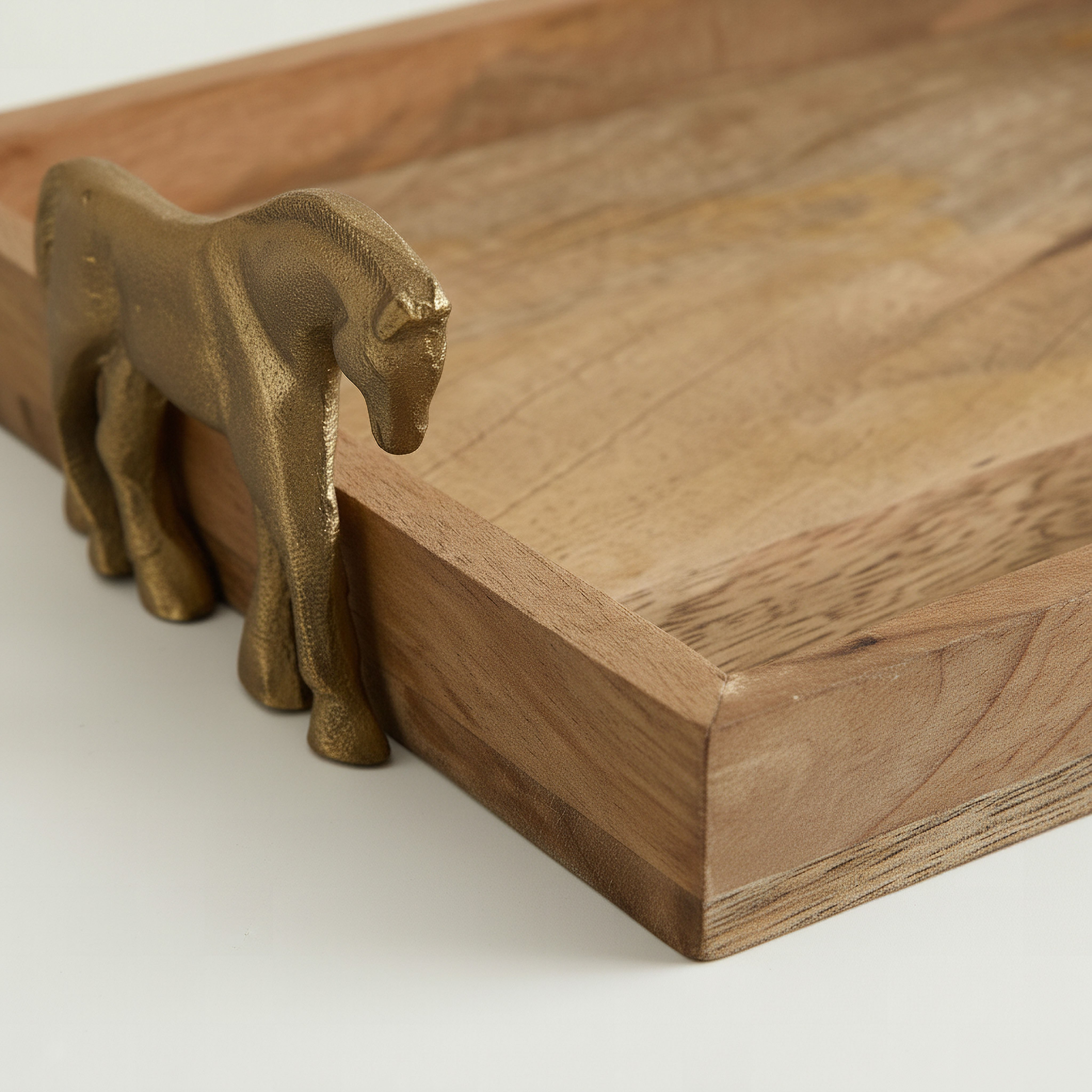 Astro Wooden Decorative Tray with Aluminium Handle - 35x20x9 cm-PROMO_HB_AE_B1G1_250925-image-2