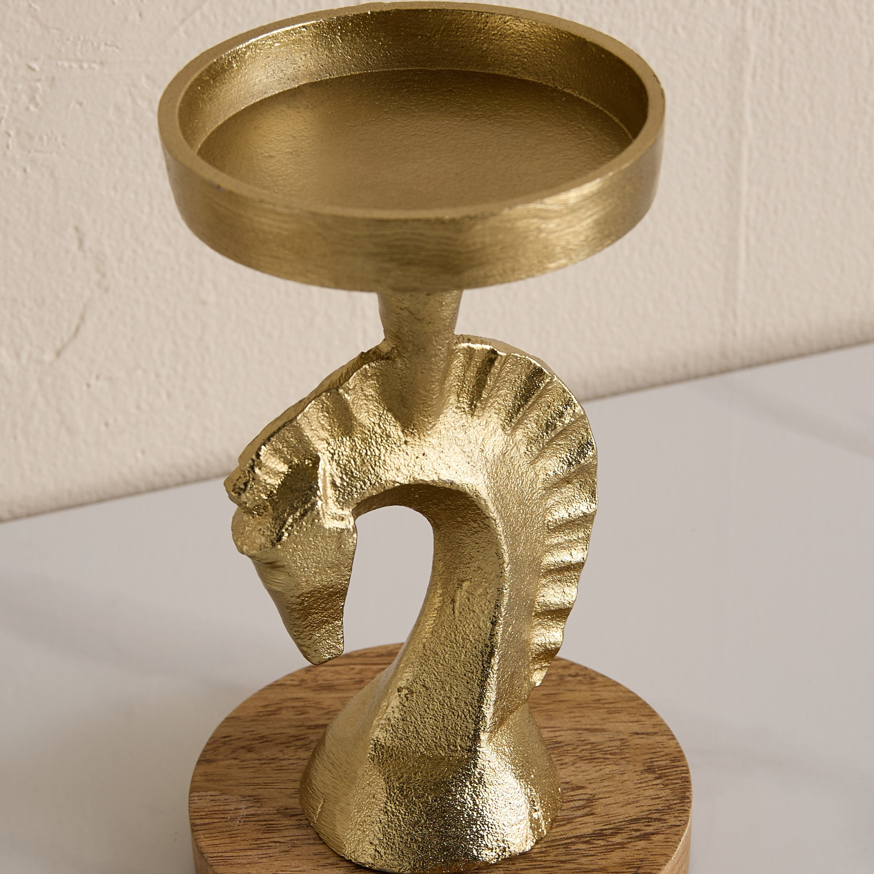 Astro Horse Pillar Candleholder - 10x10x17.5 cm-hbxlivingroom-decorandaccessories-candleholders-image-7