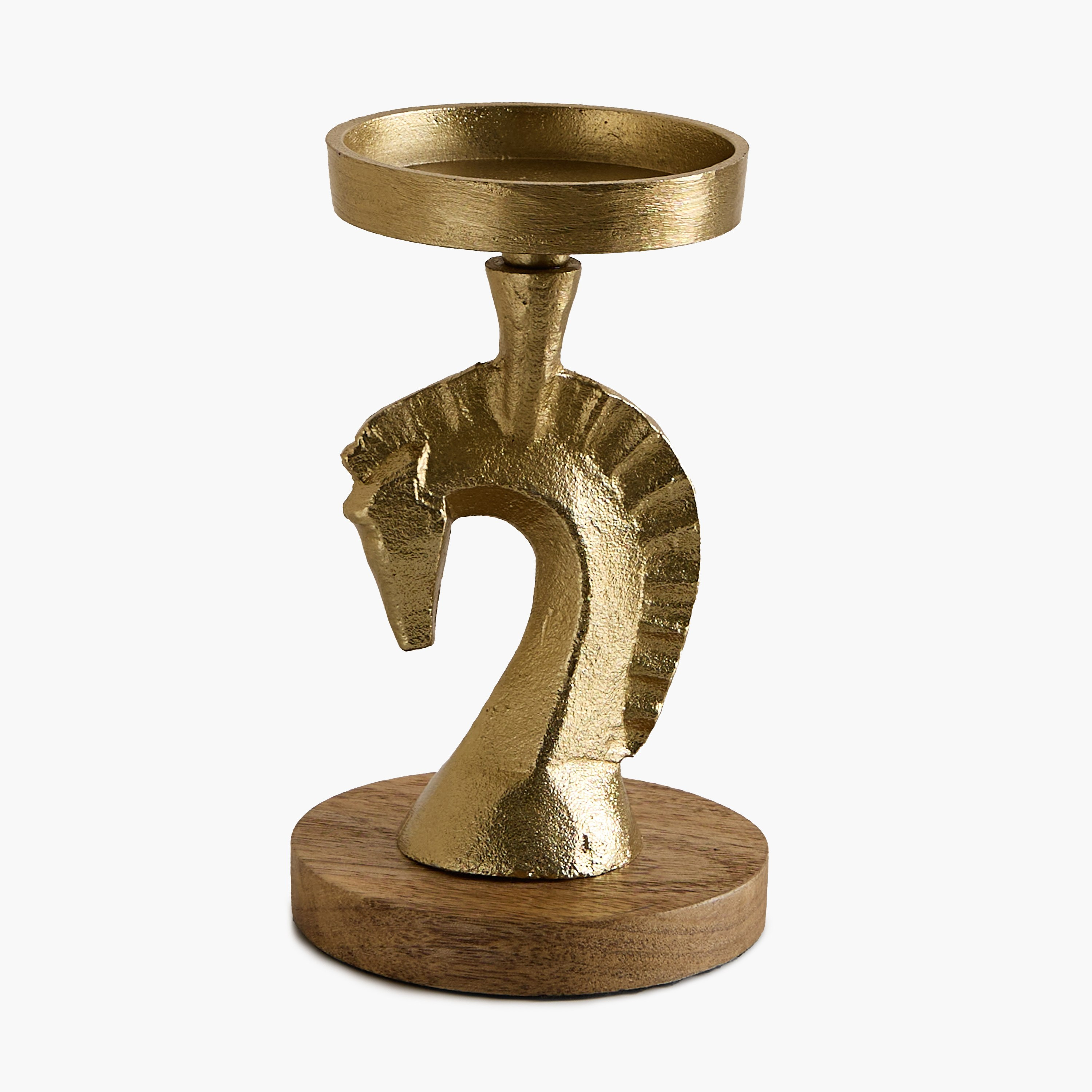 Astro Horse Pillar Candleholder - 10x10x17.5 cm-hbxlivingroom-decorandaccessories-candleholders-image-9