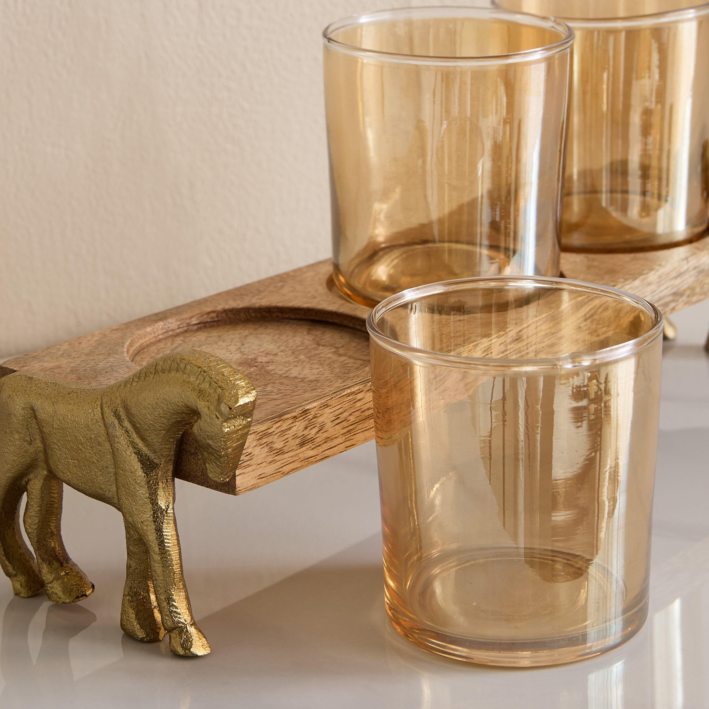 Astro 3-Votive Holder with Metal Base - 29x10x14 cm-hbxlivingroom-decorandaccessories-candleholders-image-4
