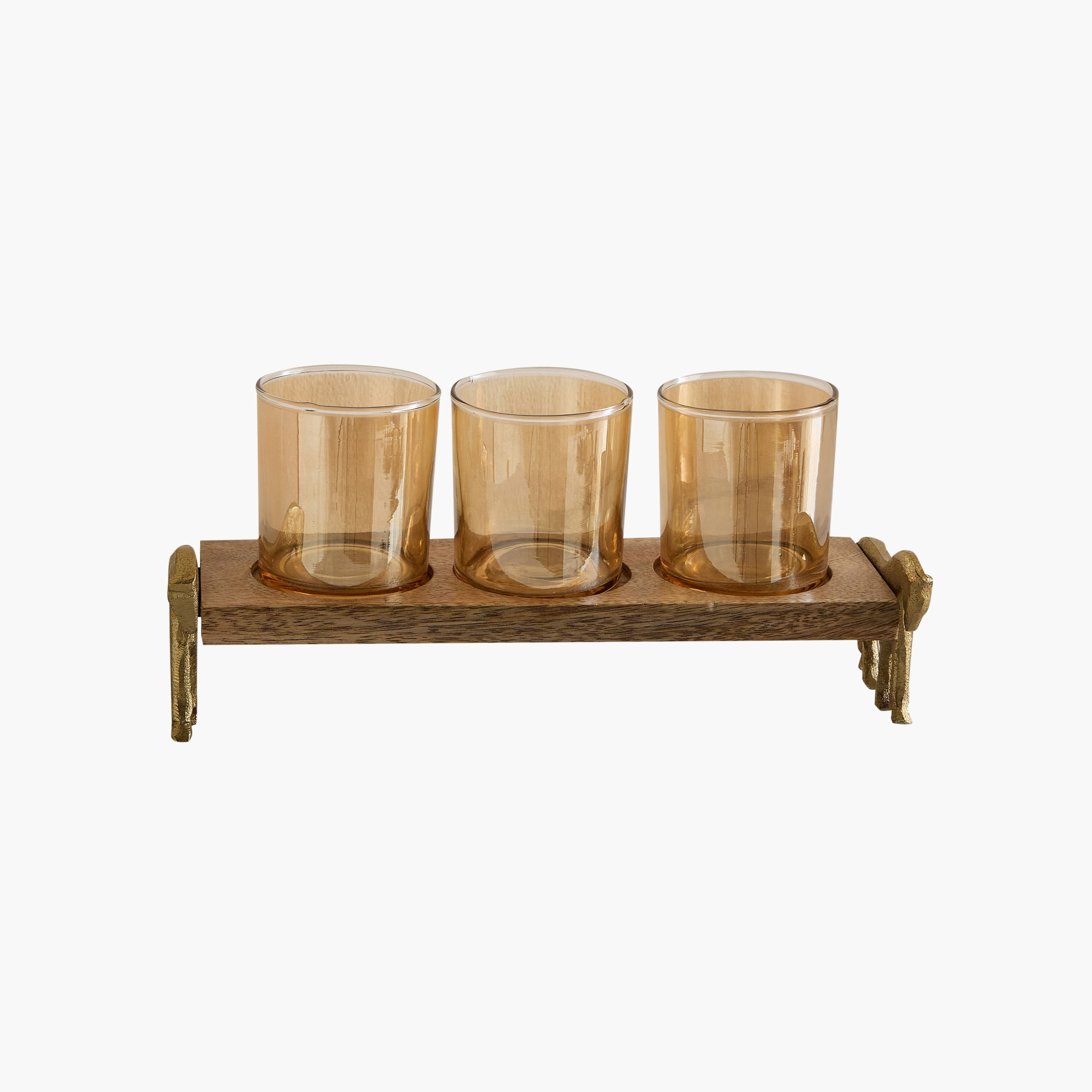 Astro 3-Votive Holder with Metal Base - 29x10x14 cm-hbxlivingroom-decorandaccessories-candleholders-image-6