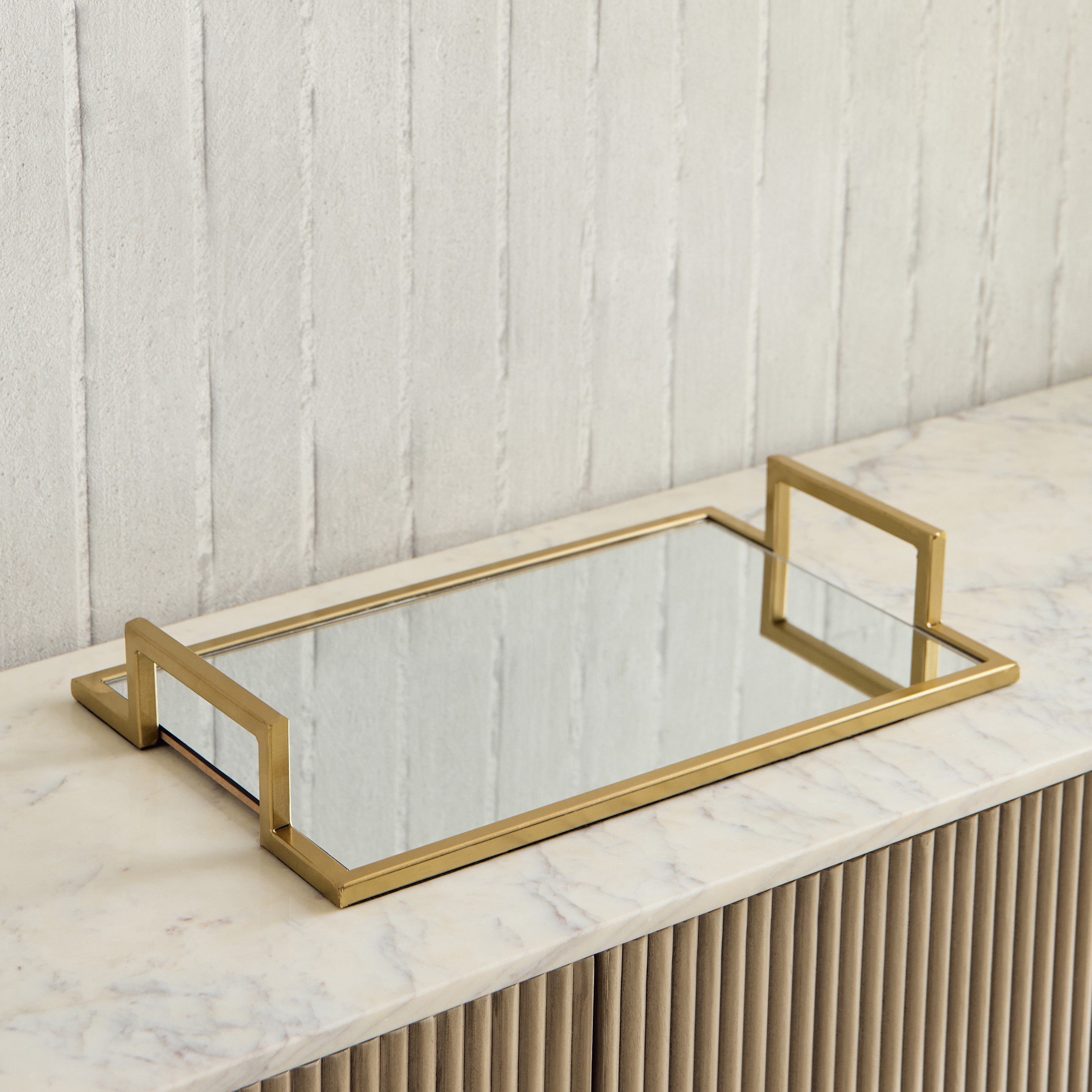 صينية ديكور بمرآة من بليك - 44x27x6.5 سم-hbxhomeware-hbxdecorandfurnishings-image-2