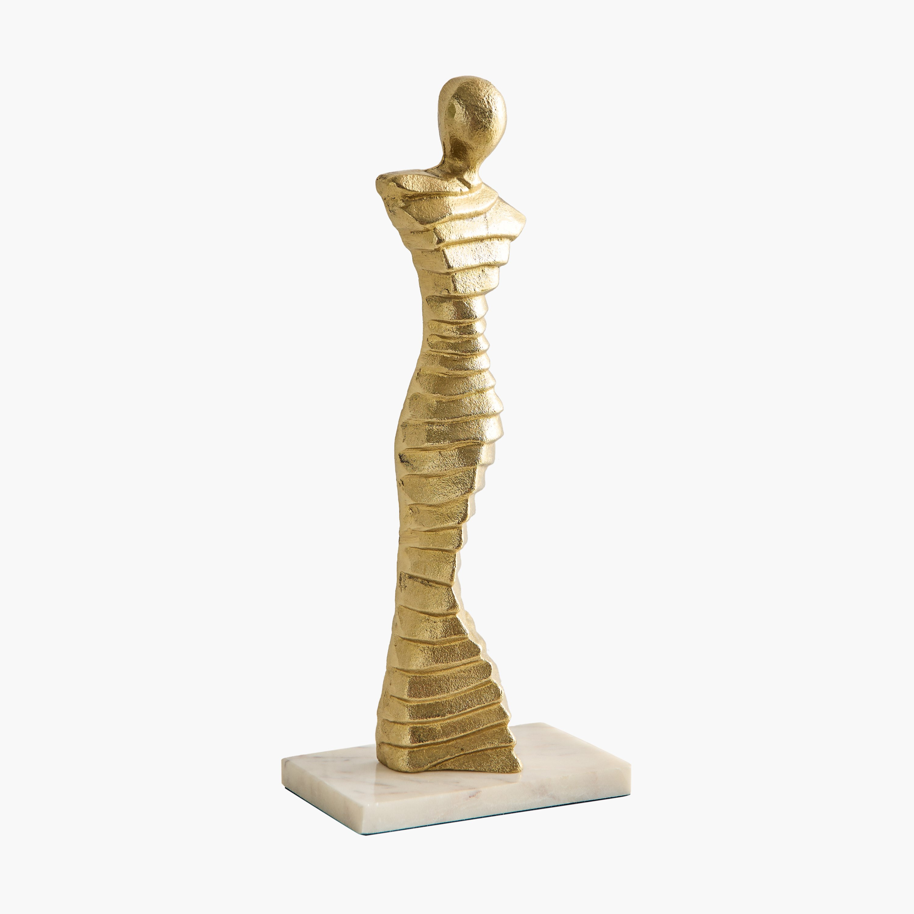 Blake Aluminium Human Figurine Accent - 14.5x8.5x38 cm-hbxhomeware-homedecor-figurinesandornaments-image-5