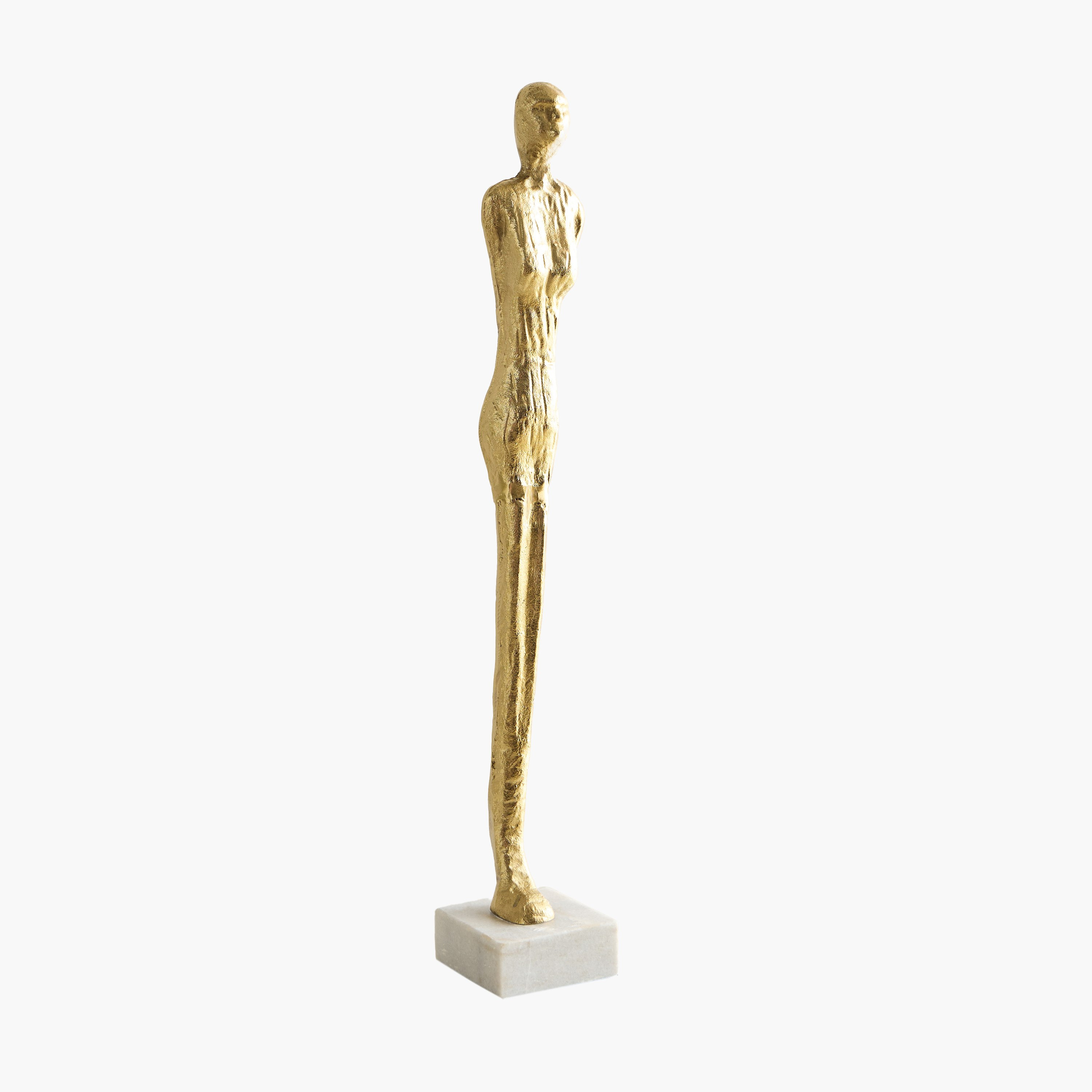 تمثال أرضية على شكل إنسان بقاعدة رخامية من بليك - 12.5x12.5x84.5 سم-hbxhomeware-homedecor-figurinesandornaments-image-8
