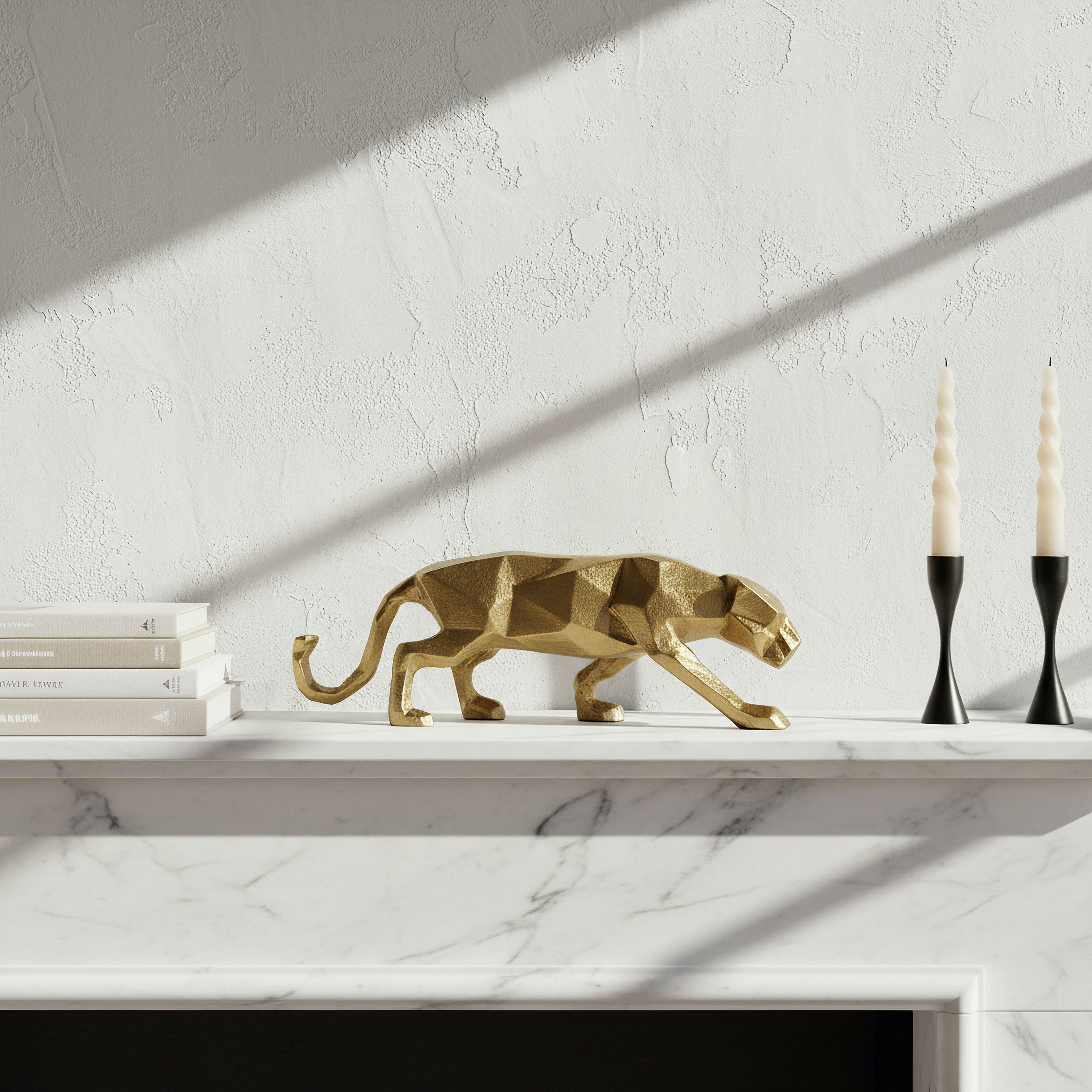 قطعة ديكور ألومنيوم على شكل فهد من أسترو - 26x6x9 سم-hbxhomeware-homedecor-figurinesandornaments-image-3