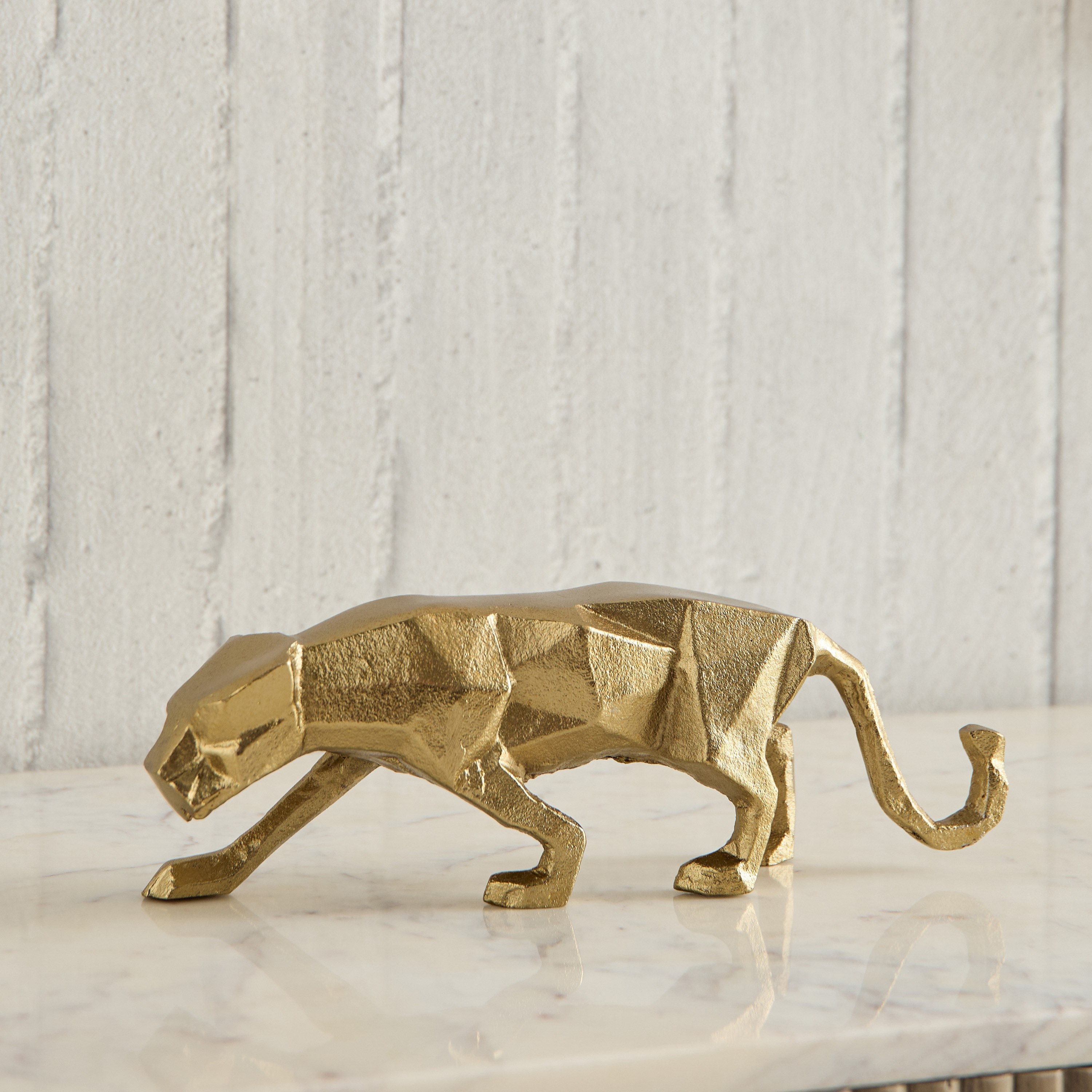 قطعة ديكور ألومنيوم على شكل فهد من أسترو - 26x6x9 سم-hbxhomeware-homedecor-figurinesandornaments-image-5