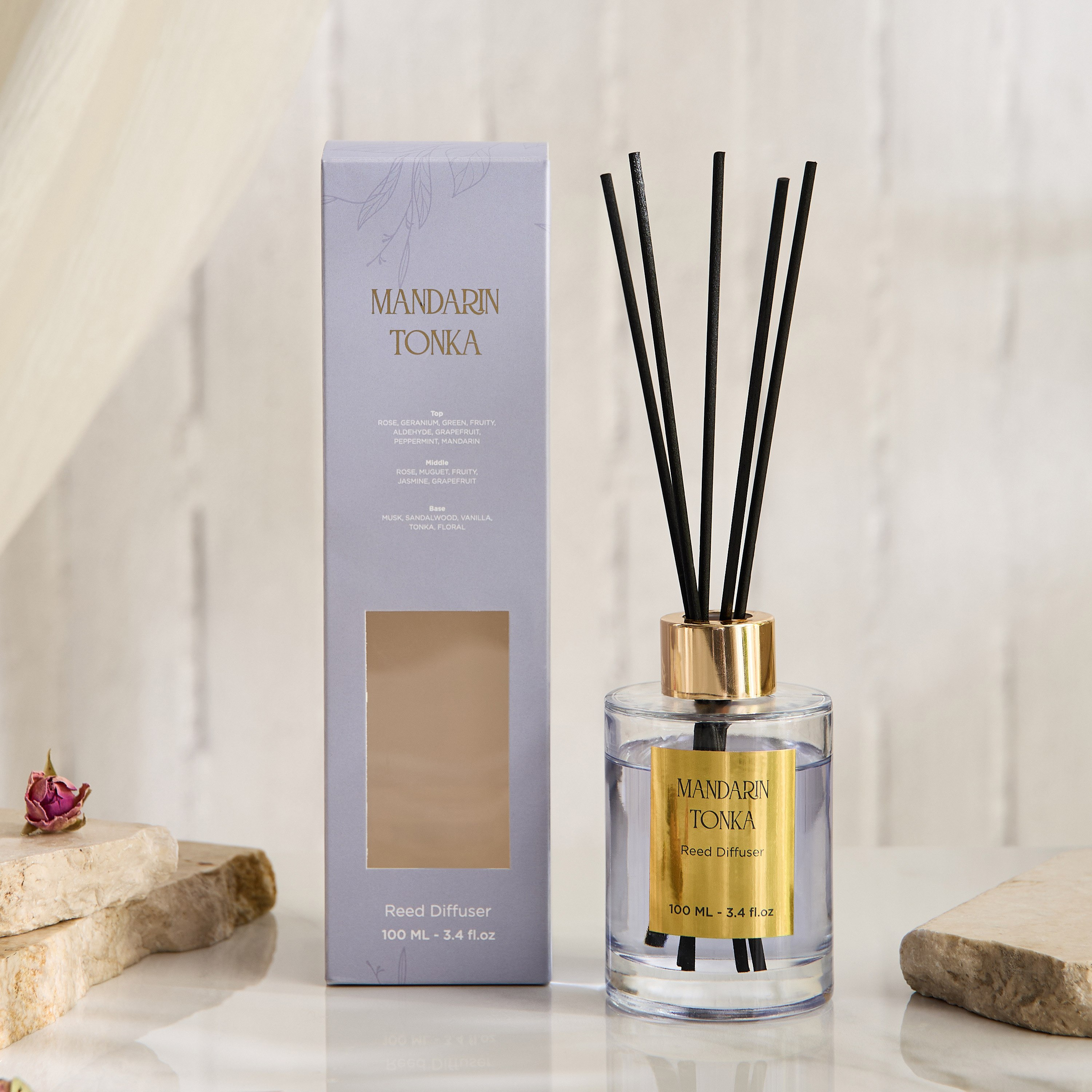 Evode Mandarin Tonka Reed Diffuser - 100 ml-hbxhomeware-hbxdecorandfurnishings-image-4