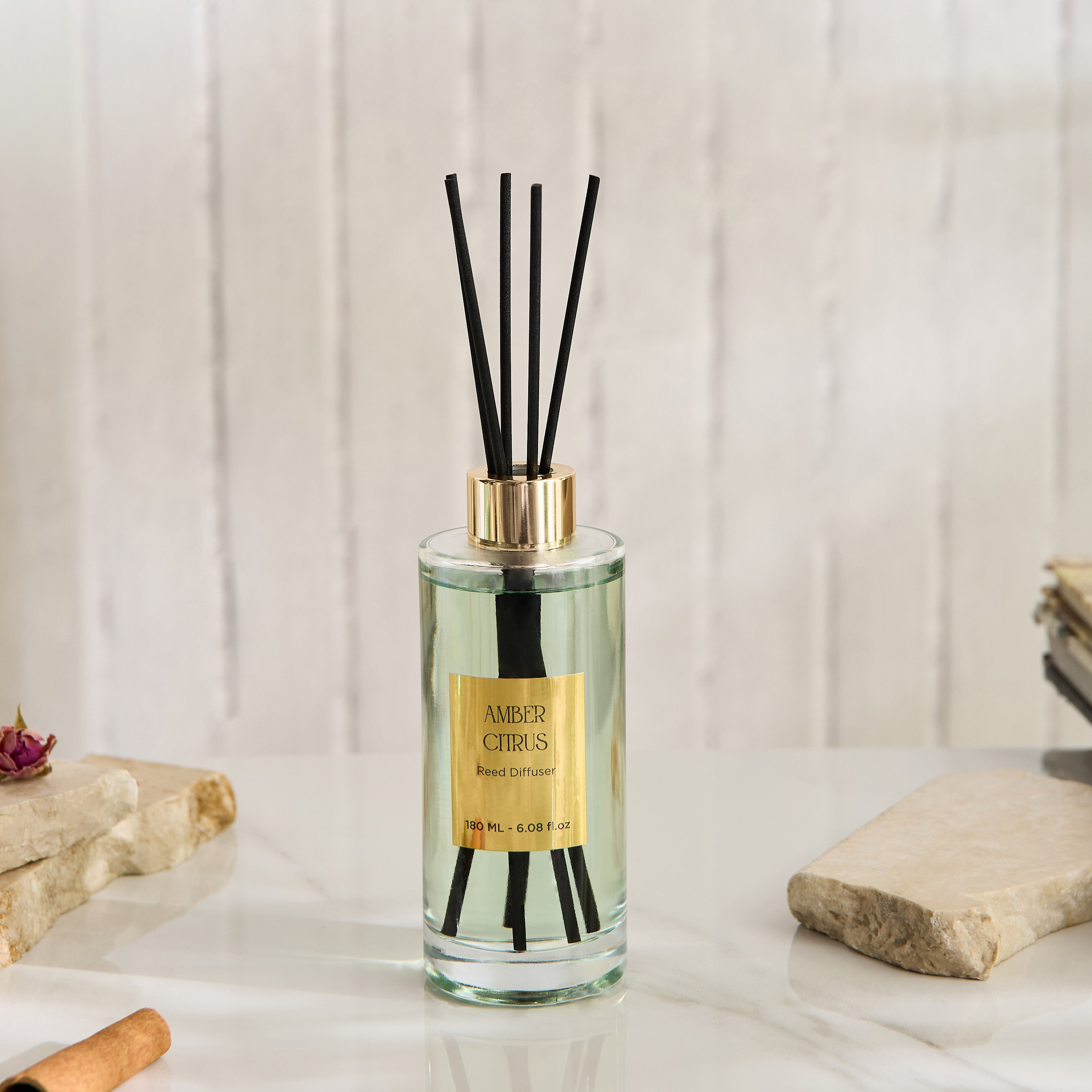 Evode  Amber Citrus Reed Diffuser - 180 ml-hbxhomeware-hbxdecorandfurnishings-image-5