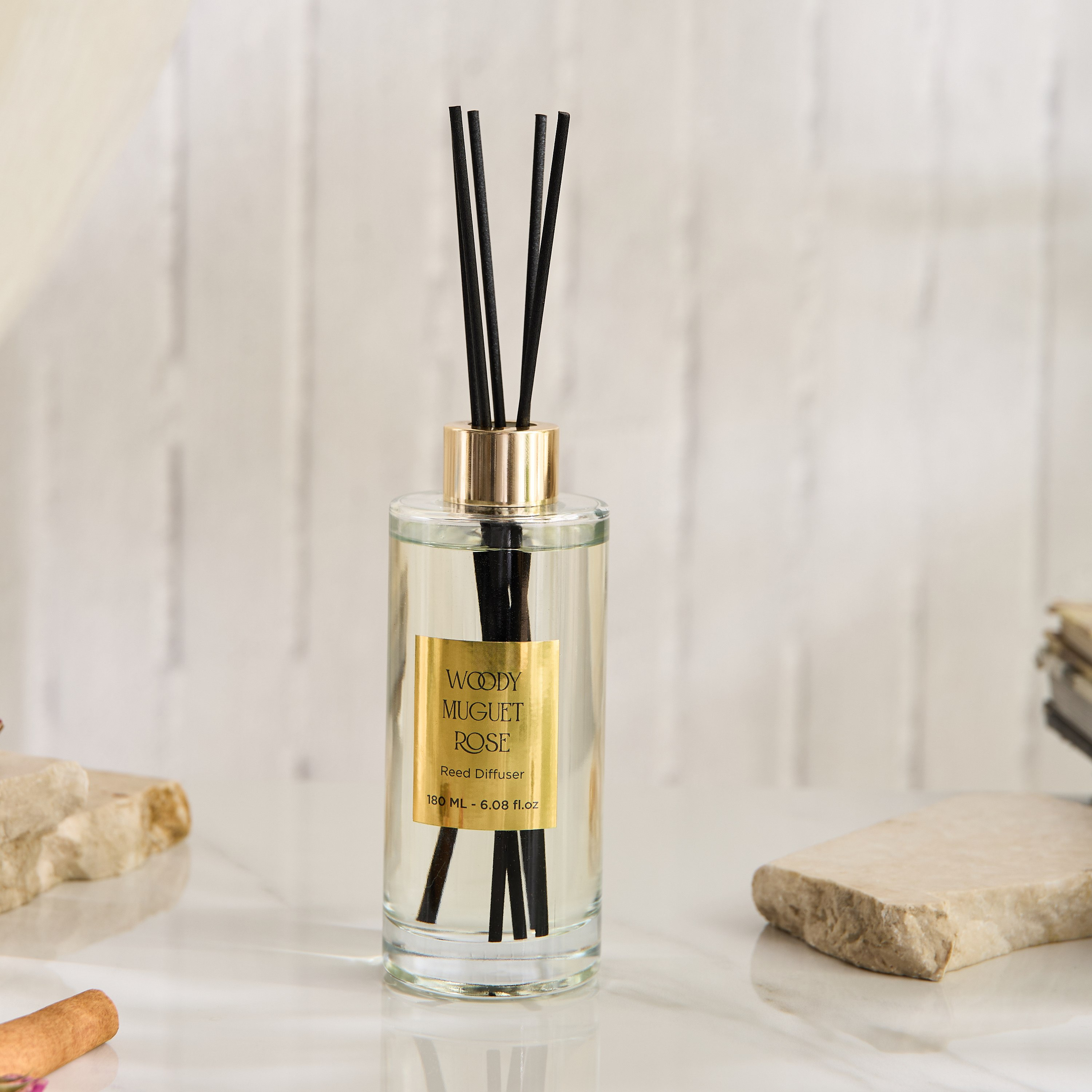 Evode Woody Muguet Rose Reed Diffuser - 180 ml-hbxhomeware-hbxdecorandfurnishings-image-5