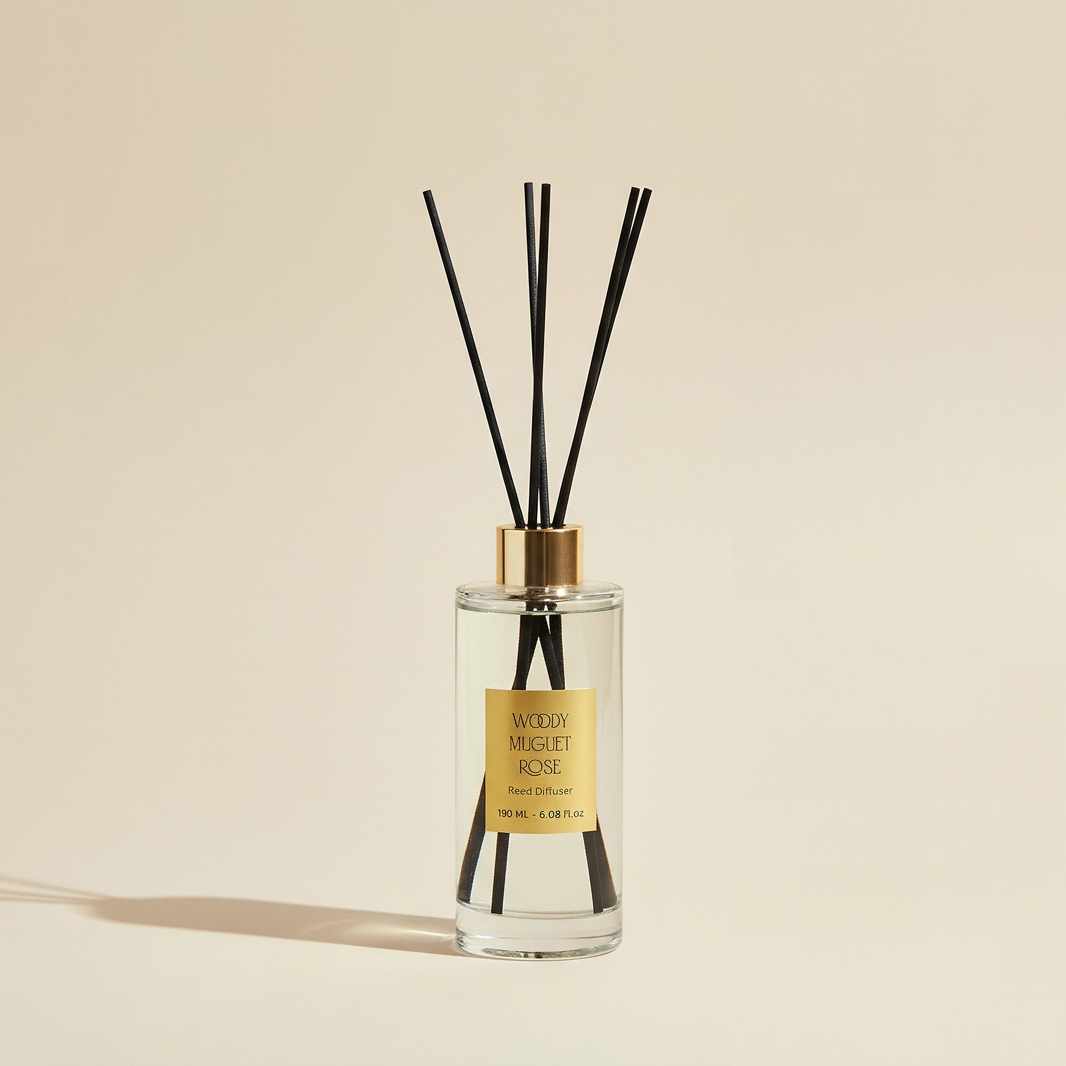 Evode Woody Muguet Rose Reed Diffuser - 180 ml-hbxhomeware-hbxdecorandfurnishings-image-1