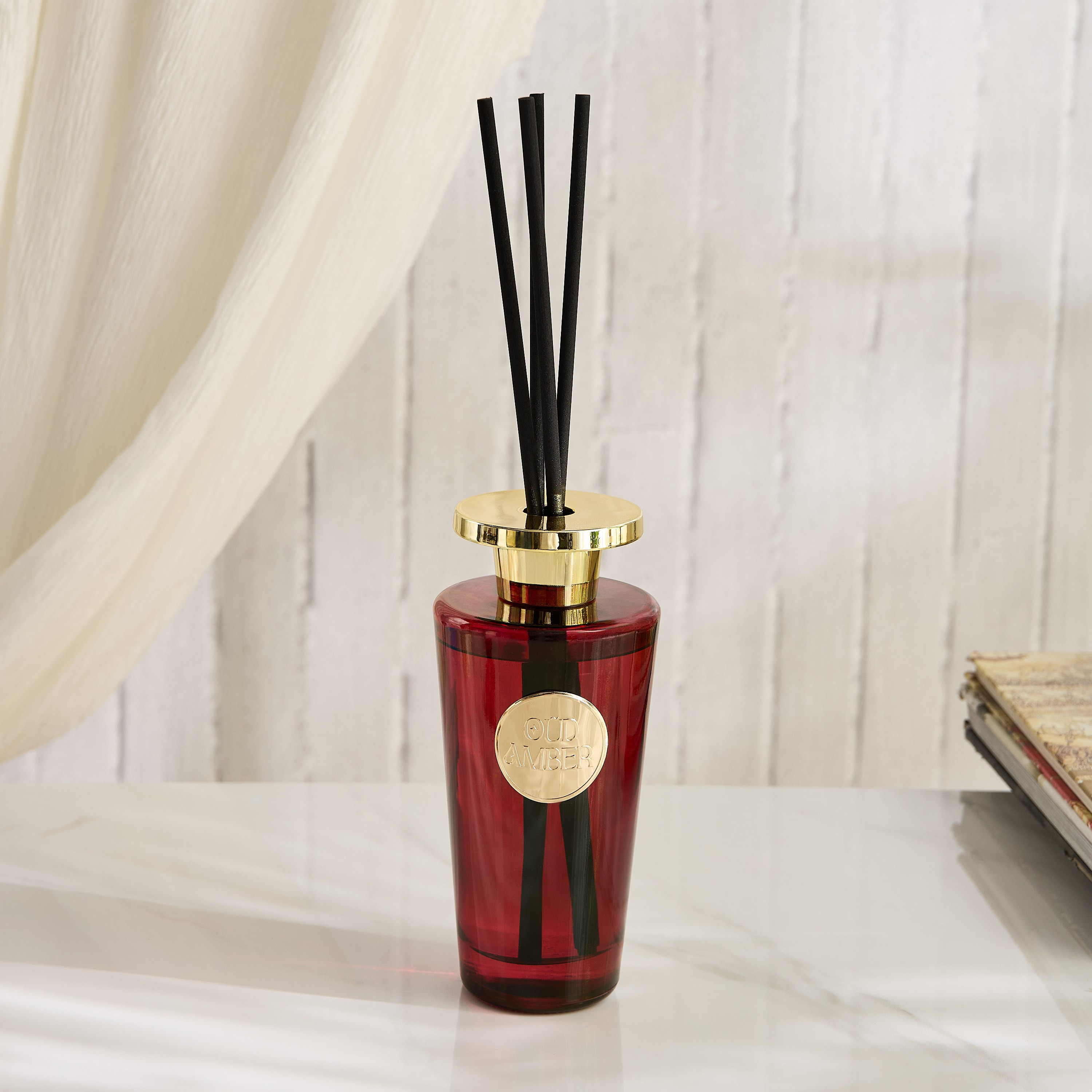موزع عطور عيدان خشبية برائحة العود والعنبر بريميوم كوليكشن من إيفود - 450 مل-hbxhomeware-hbxdecorandfurnishings-image-5