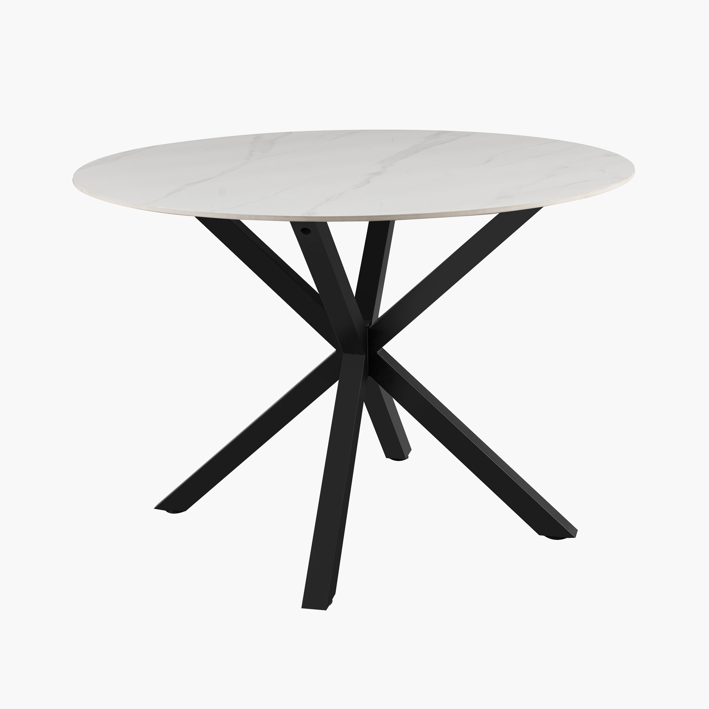 طقم طاولة سفرة مستديرة من الحجر الملبد لـ 4 مقاعد من ويلويك-hbxfurniture-diningtablesandsets-diningtables-fourseater-image-4