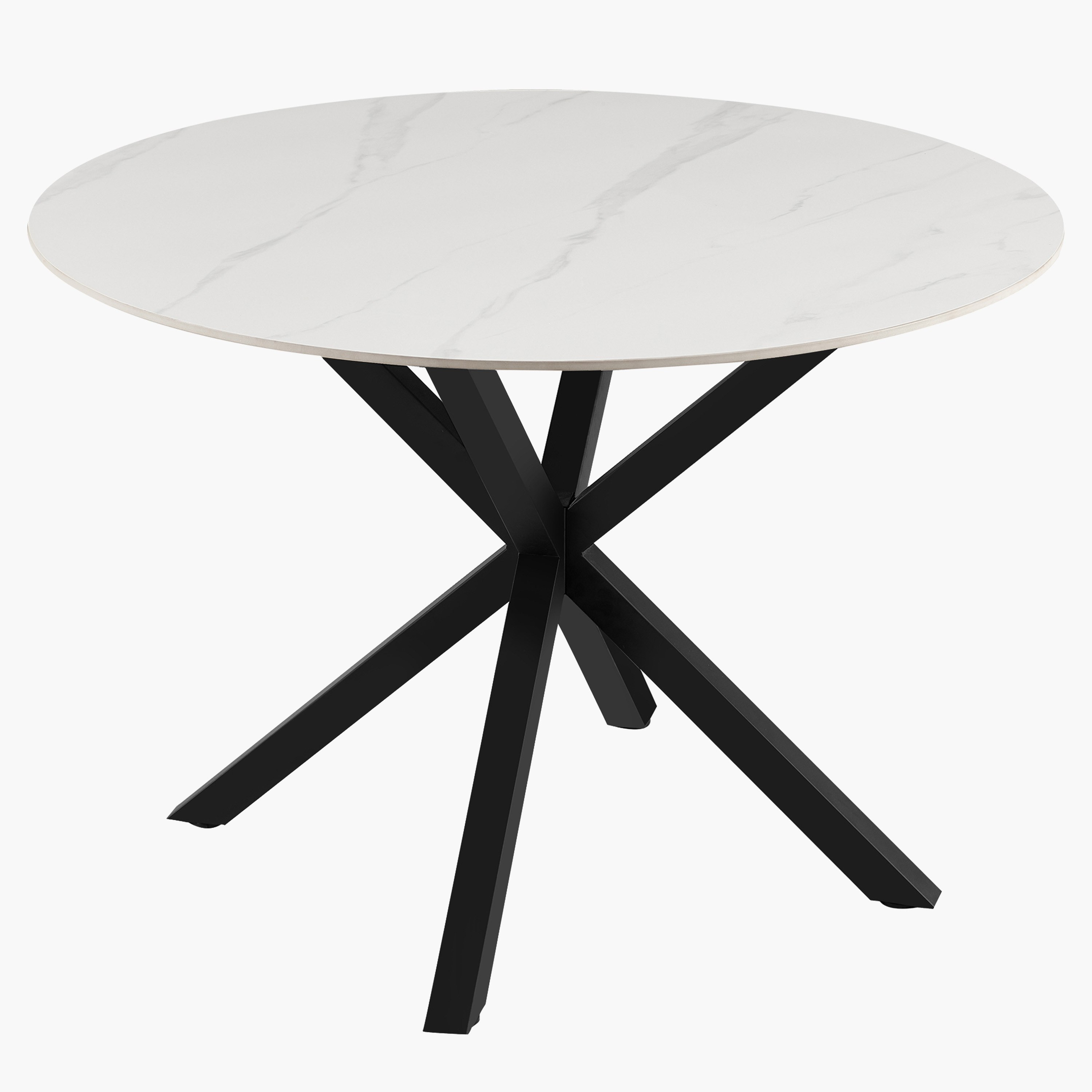طقم طاولة سفرة مستديرة من الحجر الملبد لـ 4 مقاعد من ويلويك-hbxfurniture-diningtablesandsets-diningtables-fourseater-image-5
