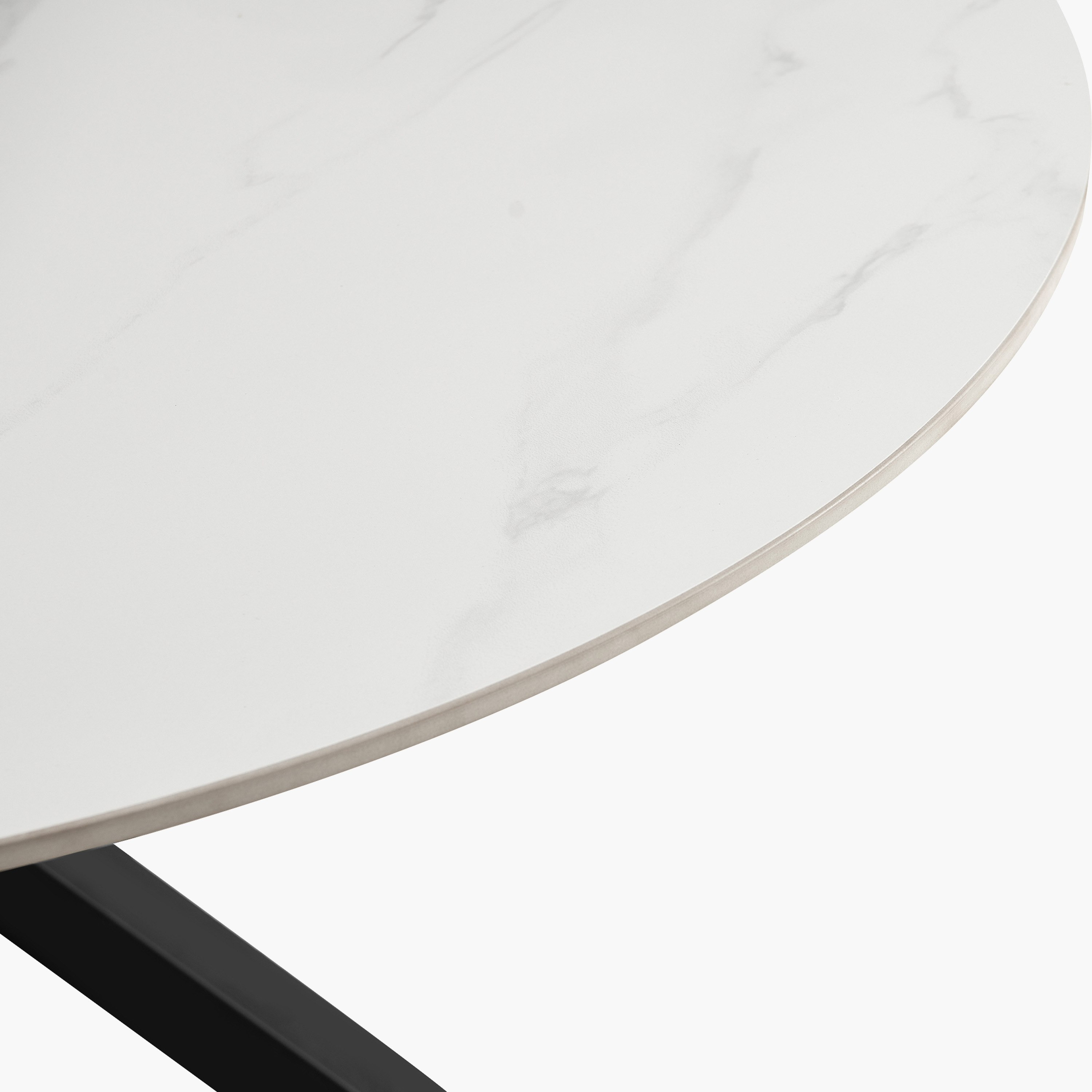 طقم طاولة سفرة مستديرة من الحجر الملبد لـ 4 مقاعد من ويلويك-hbxfurniture-diningtablesandsets-diningtables-fourseater-image-7