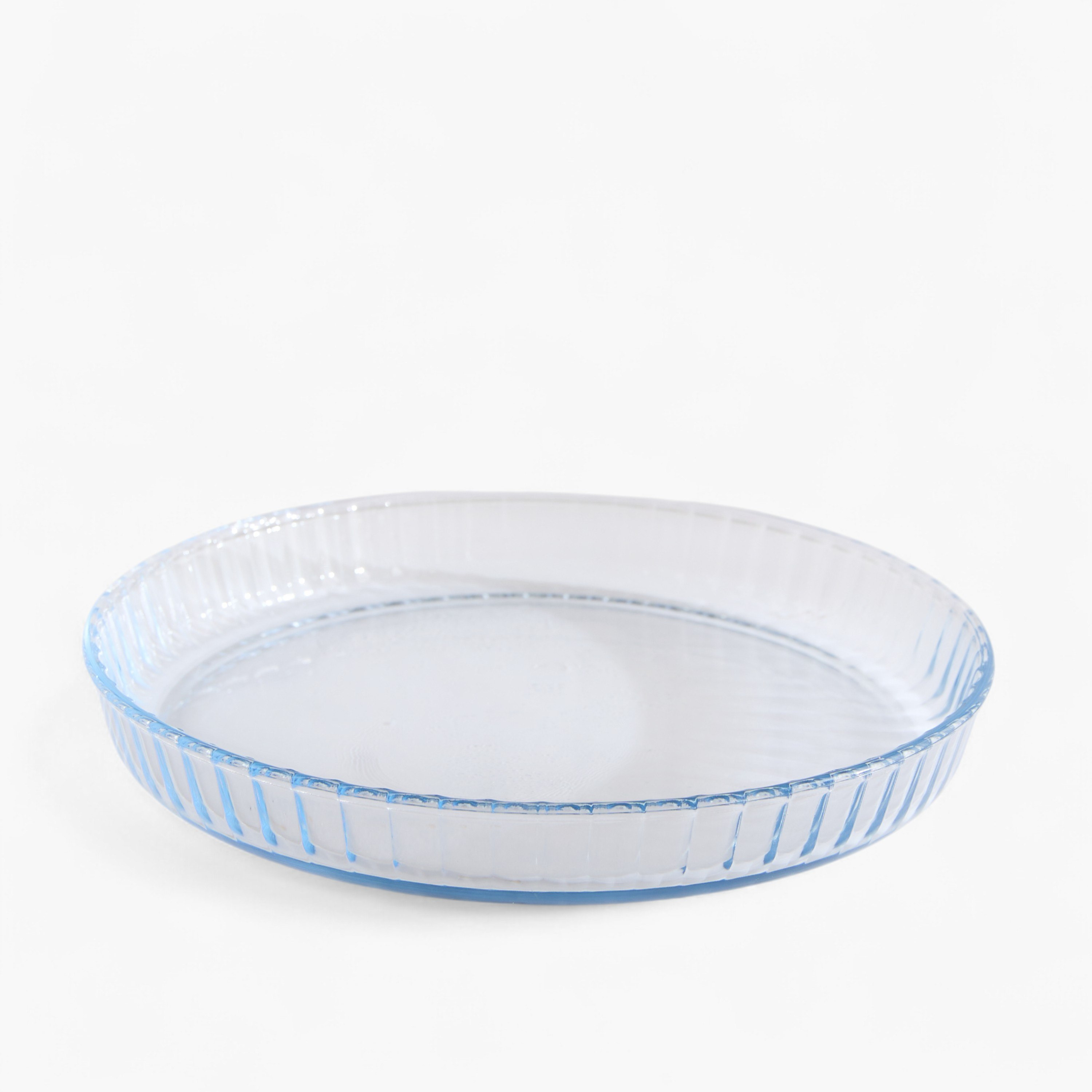 صينية خبز زجاجية دائرية محزّزة من بيك أولوجي - 1450 مل-hbxkitchen-bakeware-image-5