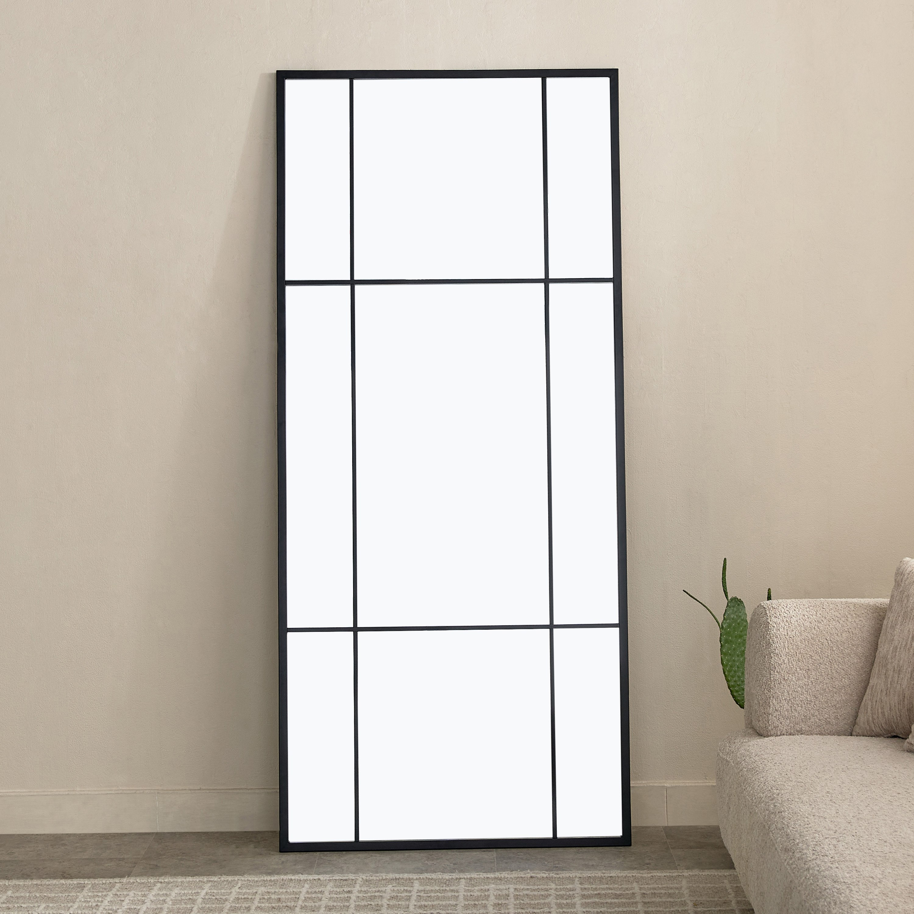 Sana Bruce Metal Extra Large Leaner Mirror - 80x180 cm-PROMO_HB_AE_B1G1_250925-image-2