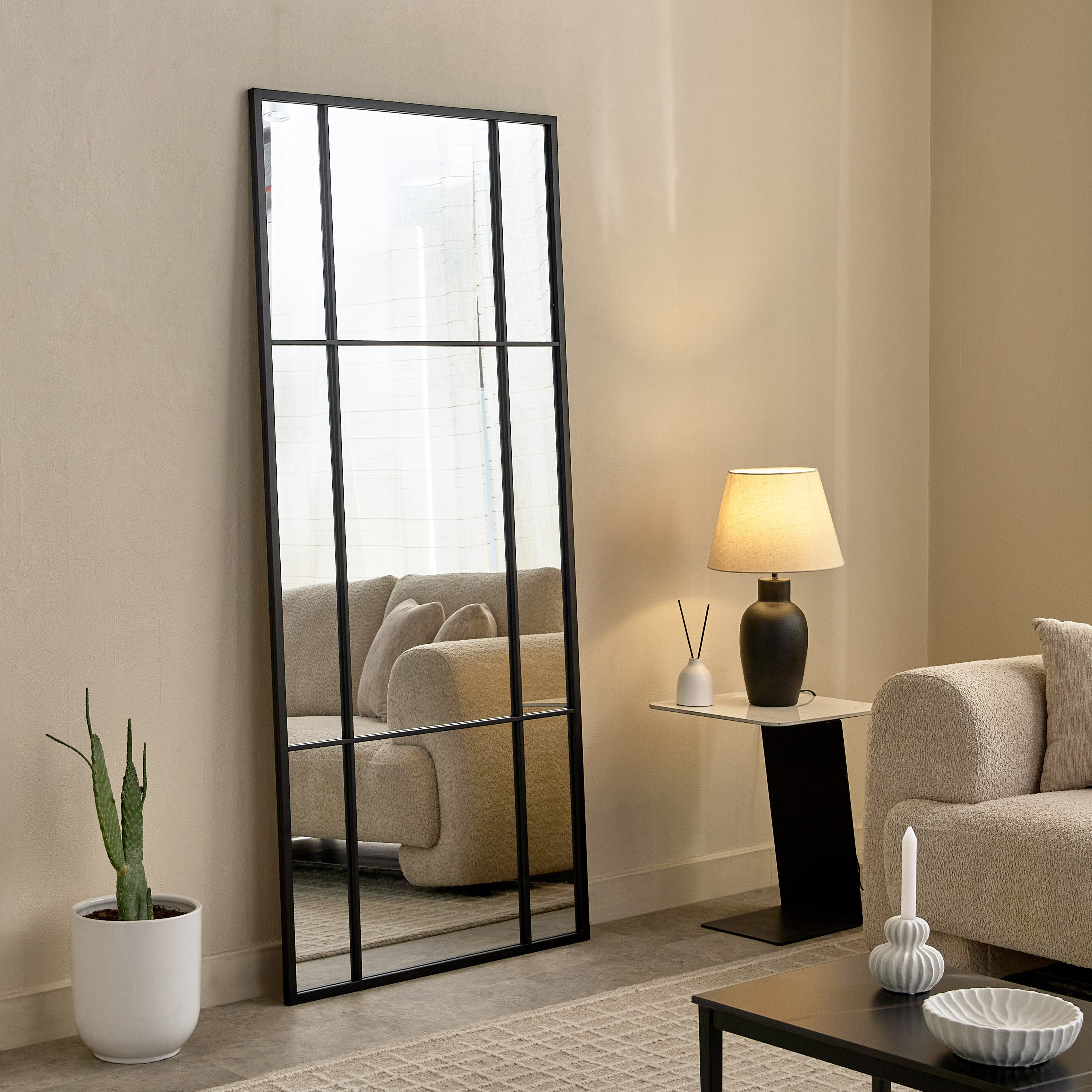 Sana Bruce Metal Extra Large Leaner Mirror - 80x180 cm-PROMO_HB_AE_B1G1_250925-image-4