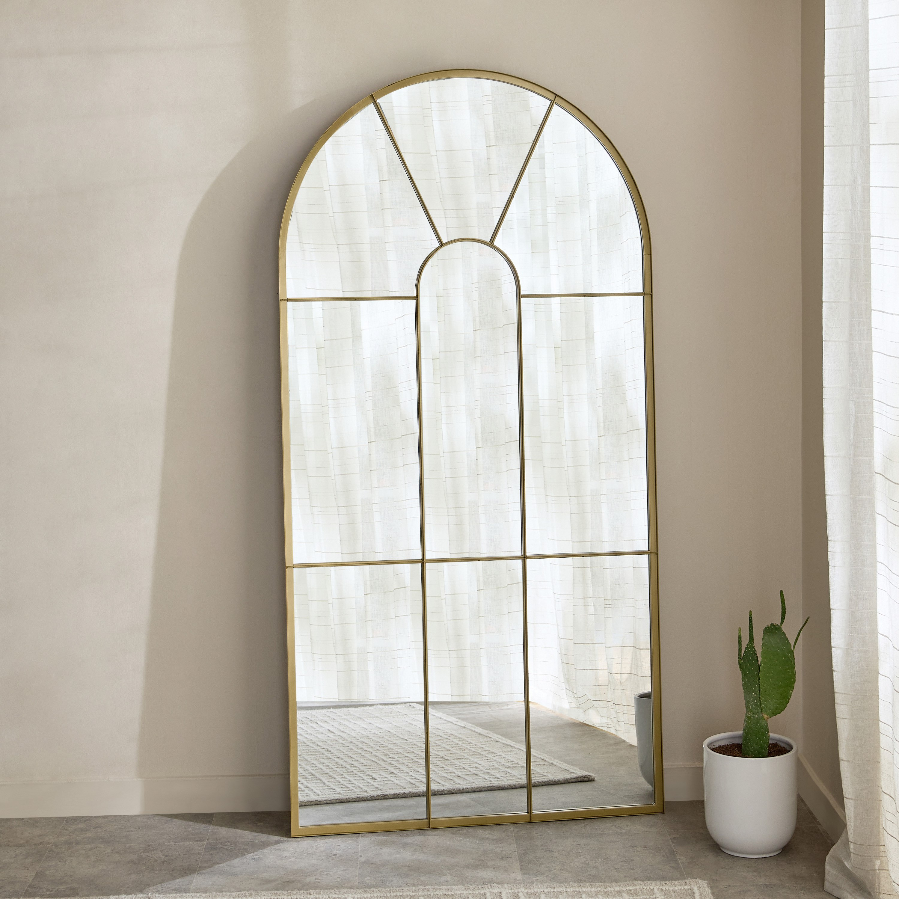 Sana-Bruce Metal Extra Large Leaner Mirror - 100x200 cm-PROMO_HB_AE_B1G1_250925-image-2