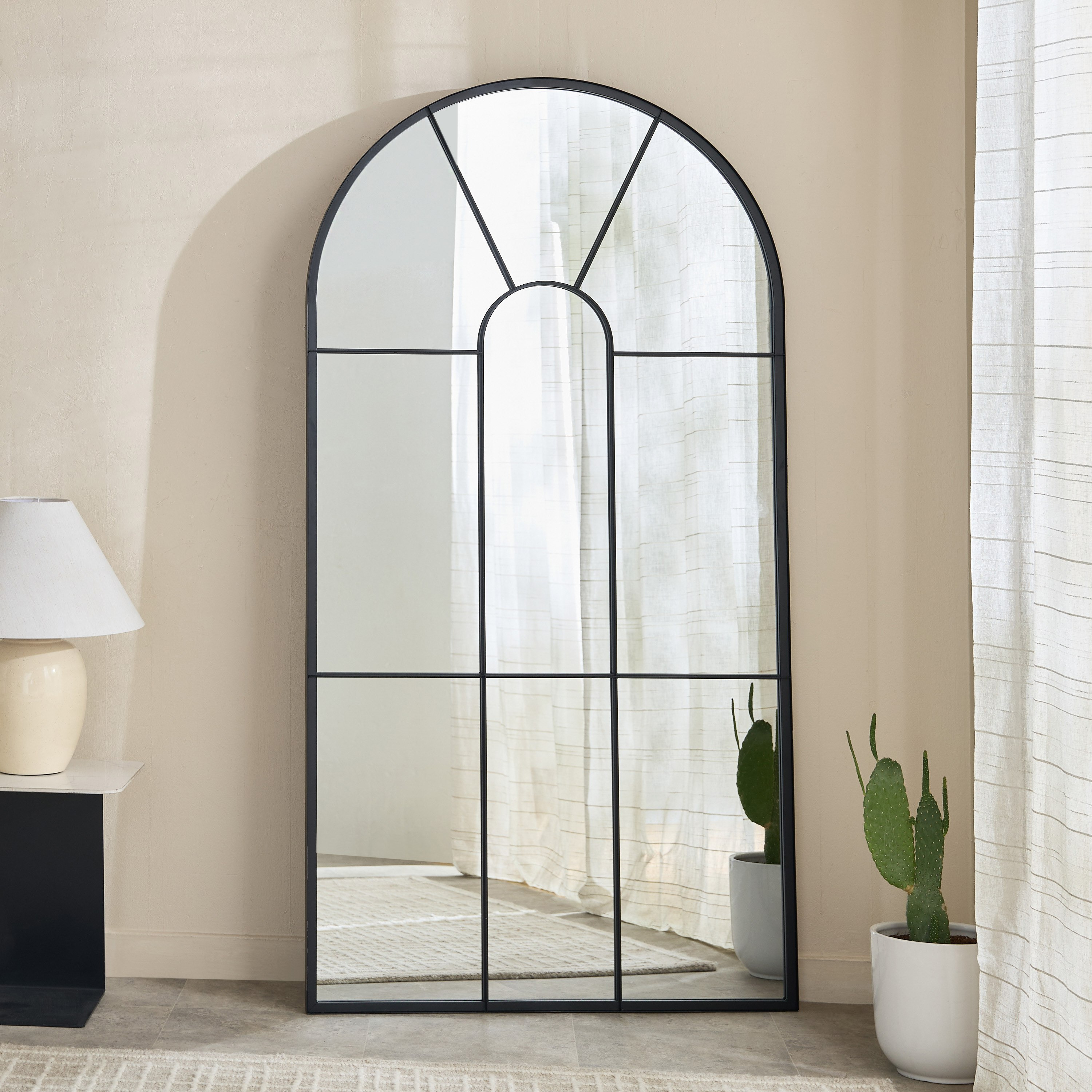 Sana Bruce Metal Extra Large Leaner Mirror - 96x196 cm and 100x200 cm-hbxhomeware-hbxdecorandfurnishings-image-2