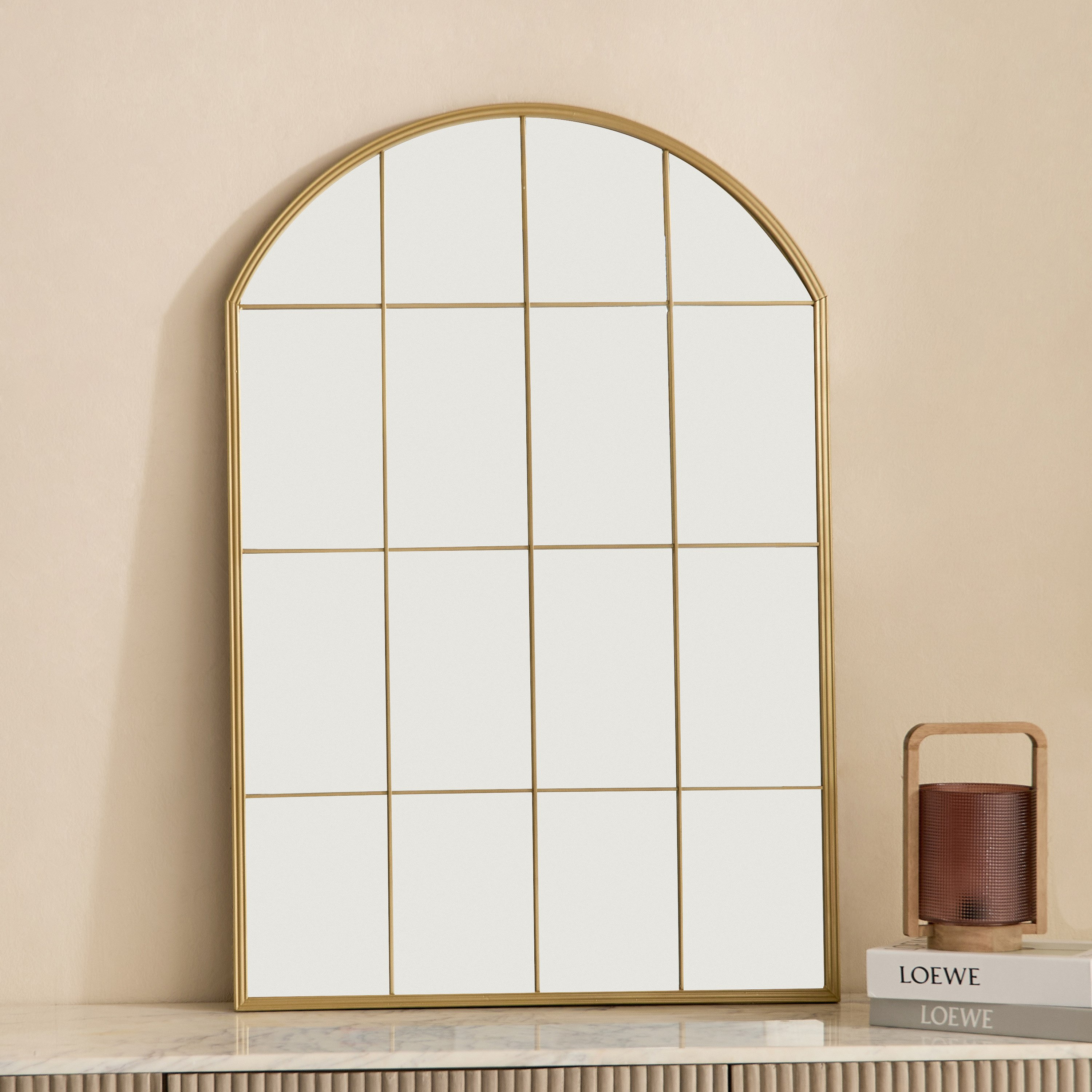 Sana-Bruce Metal Windowpane Wall Mirror - 60x90 cm-PROMO_HB_AE_B1G1_250925-image-2